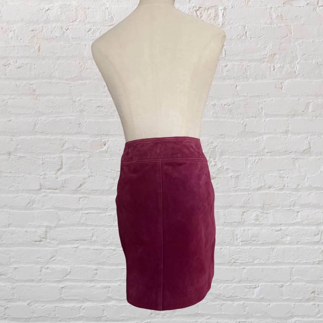 Suede Mini Skirt