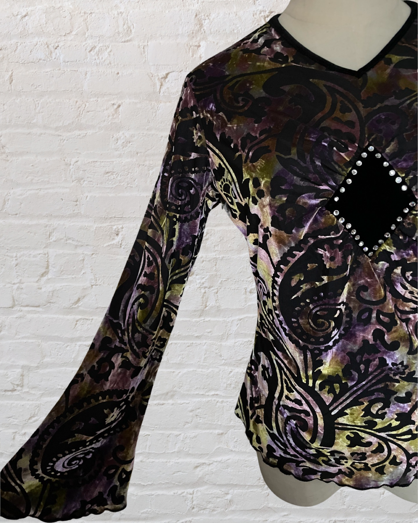 Velvet Long Sleeve Top