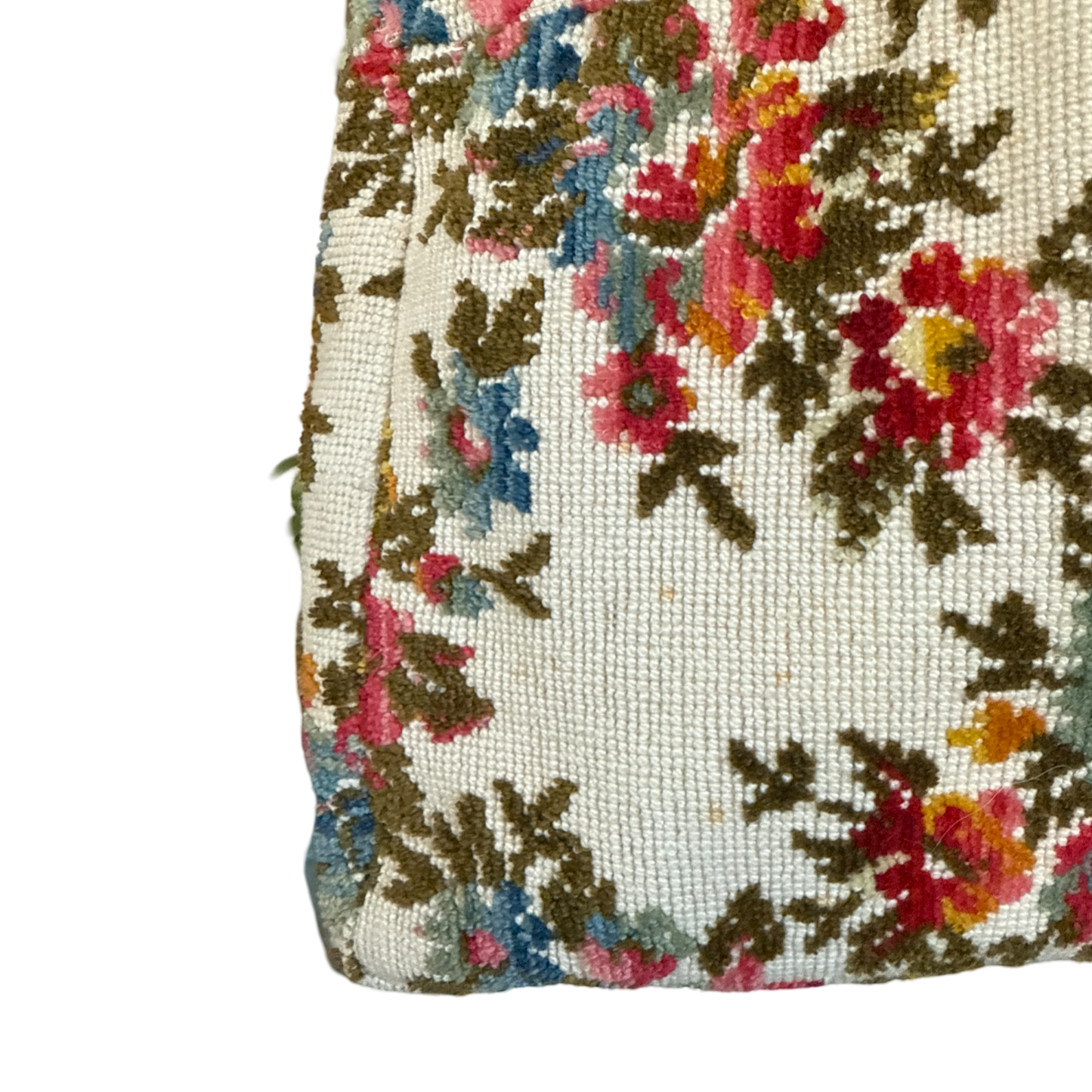 Vintage 60s Floral Carpet Shoulder Bag