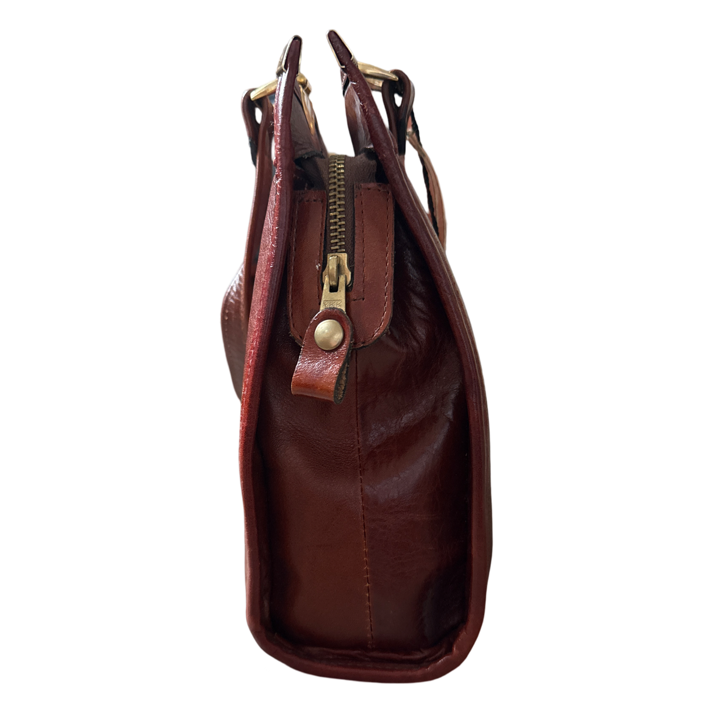 Vintage 70s Dead Stock Brown Leather Bag