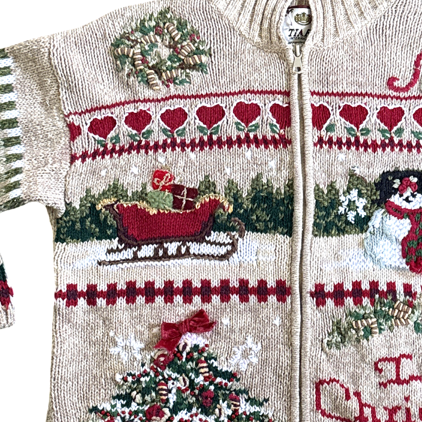 Vintage Knit Christmas Sweater