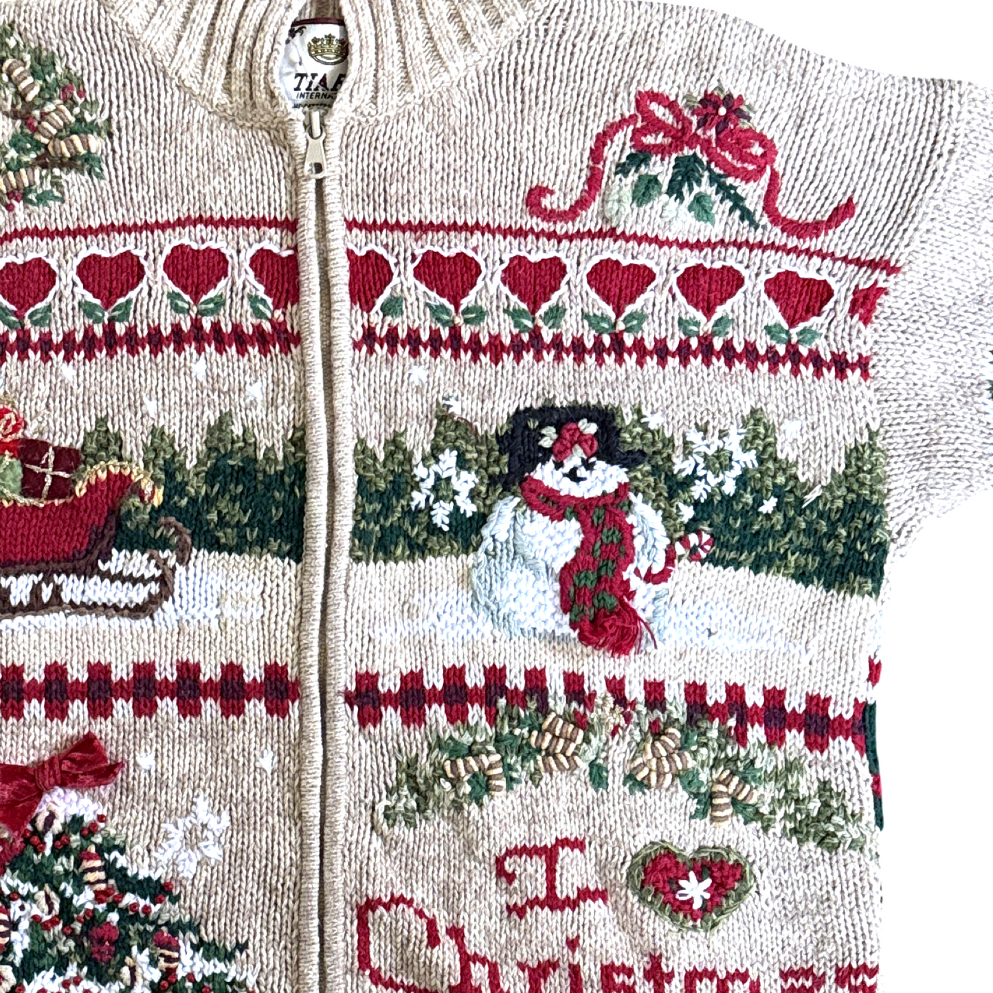 Vintage Knit Christmas Sweater