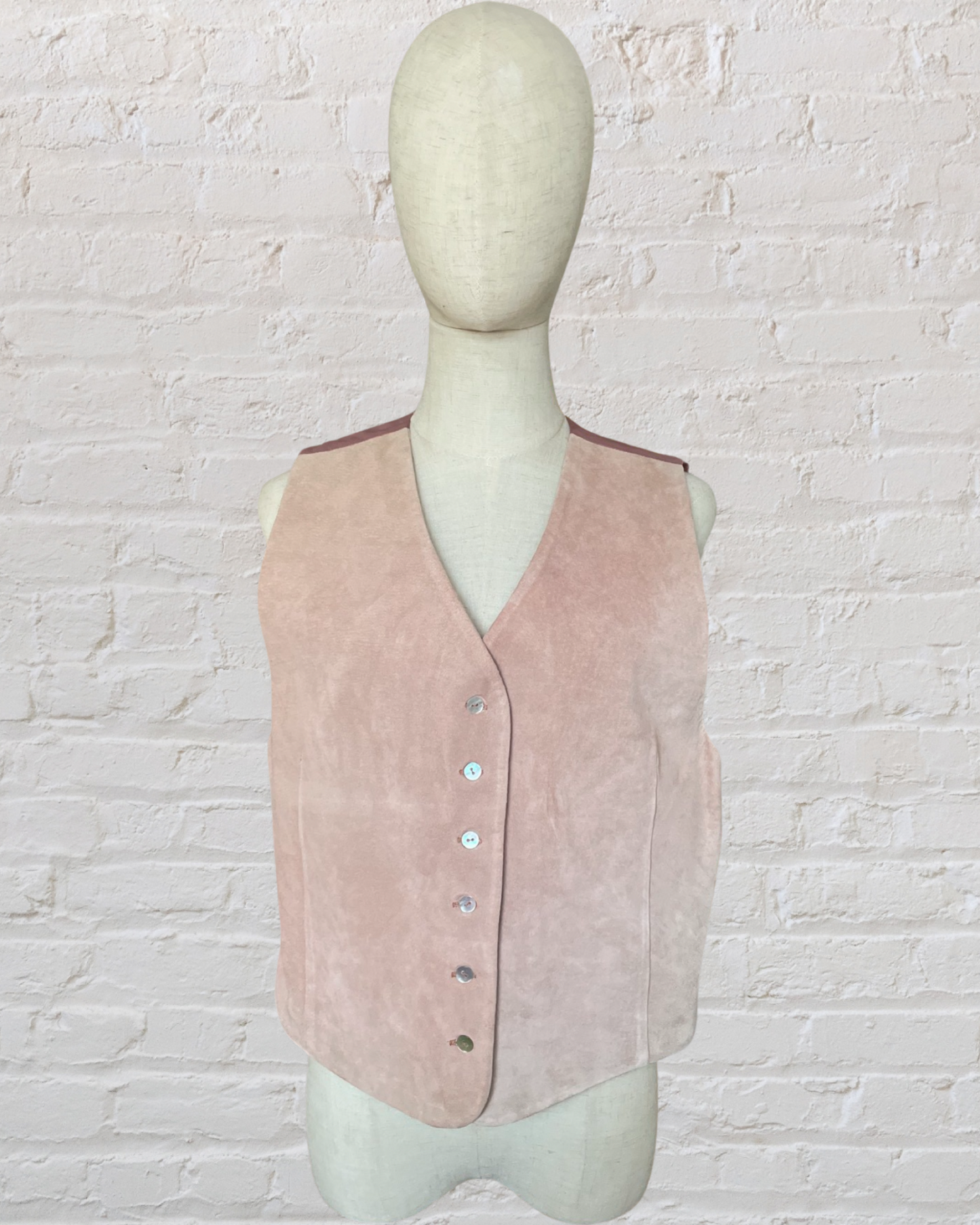 Suede Pink Vest