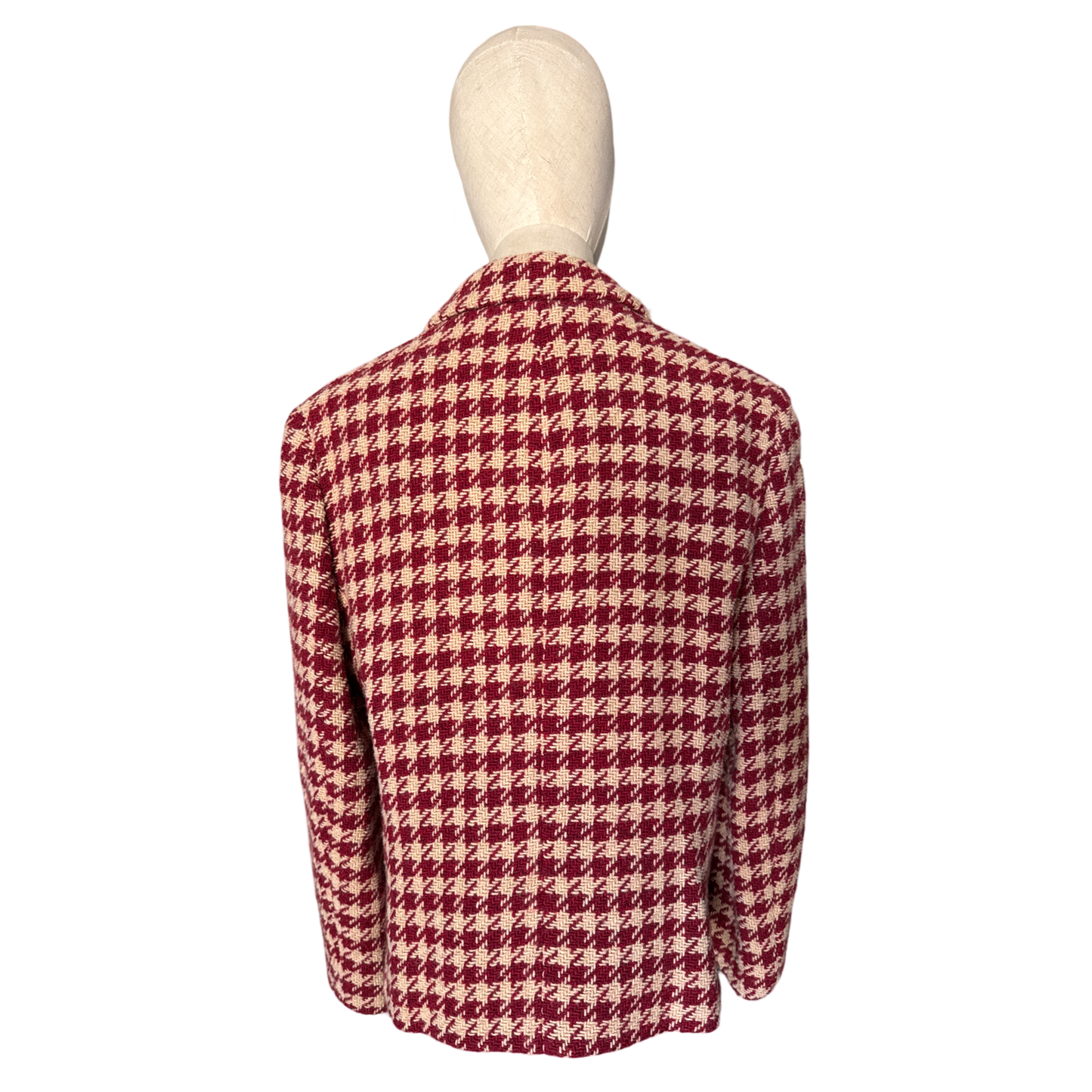 Vintage Gingham Houndstooth Jacket