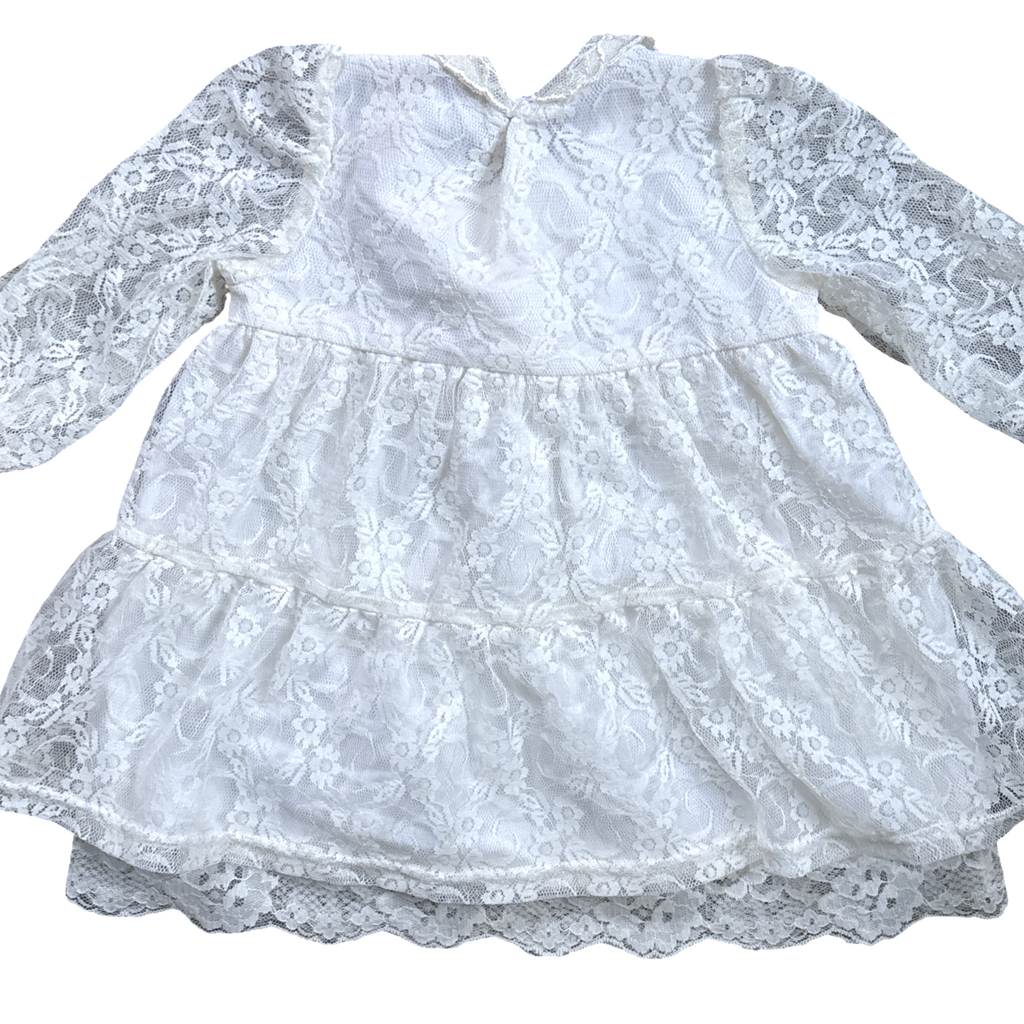 Vintage Little Girls Lace Dress
