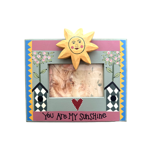 Vintage Celestial Whimsy Sun Picture Frame