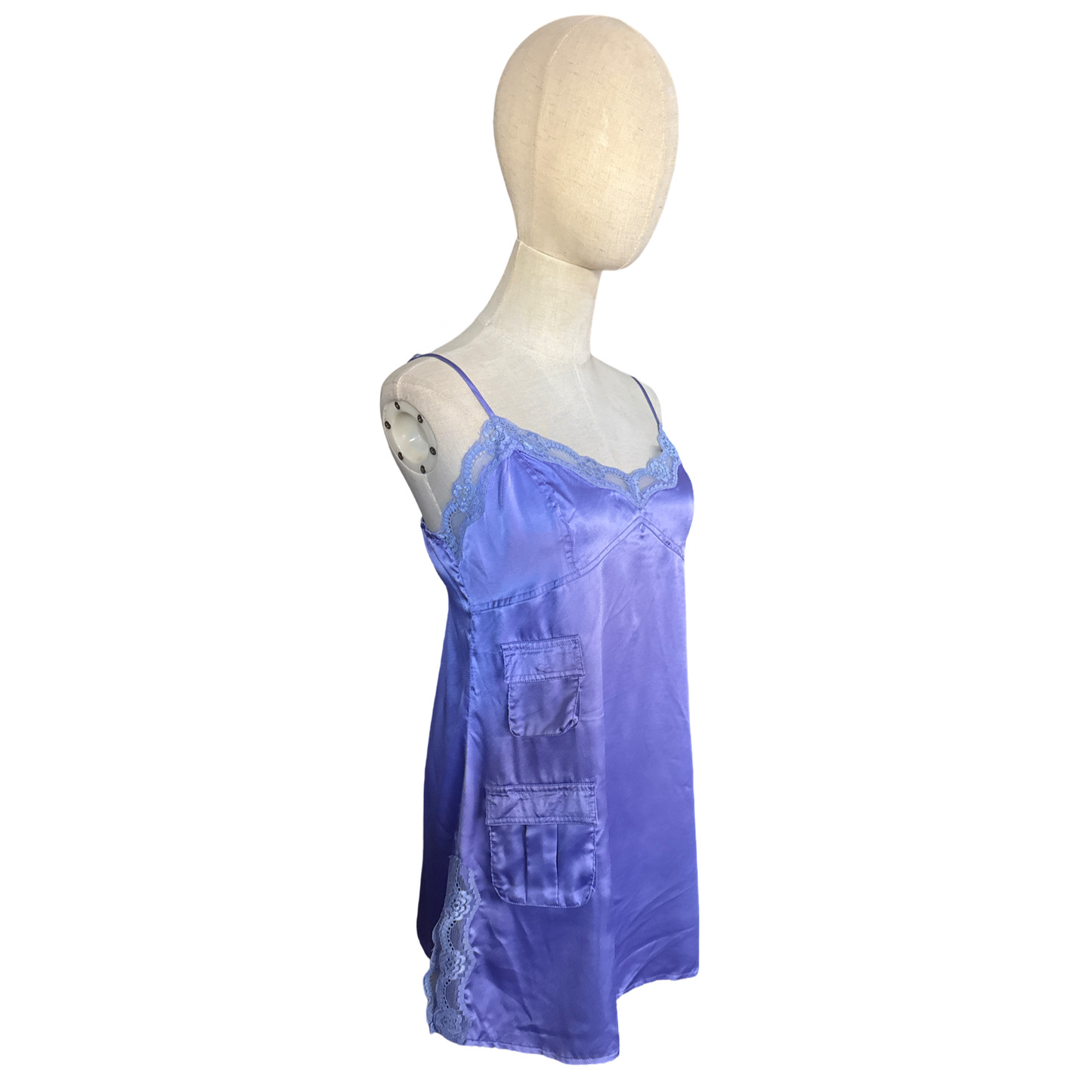 Y2K Victorias Secret Cargo Mini Slip Dress