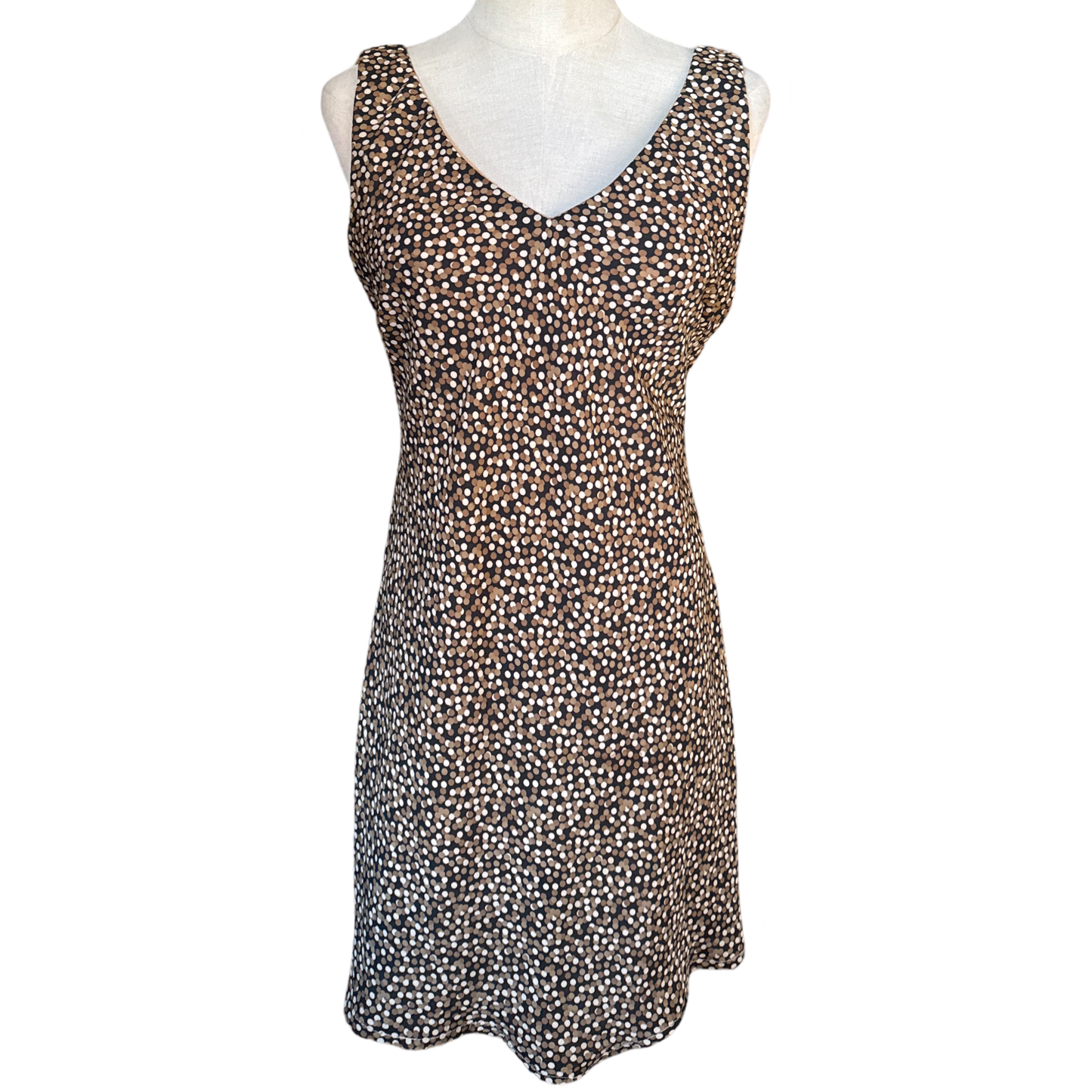Vintage Printed Mini Dress