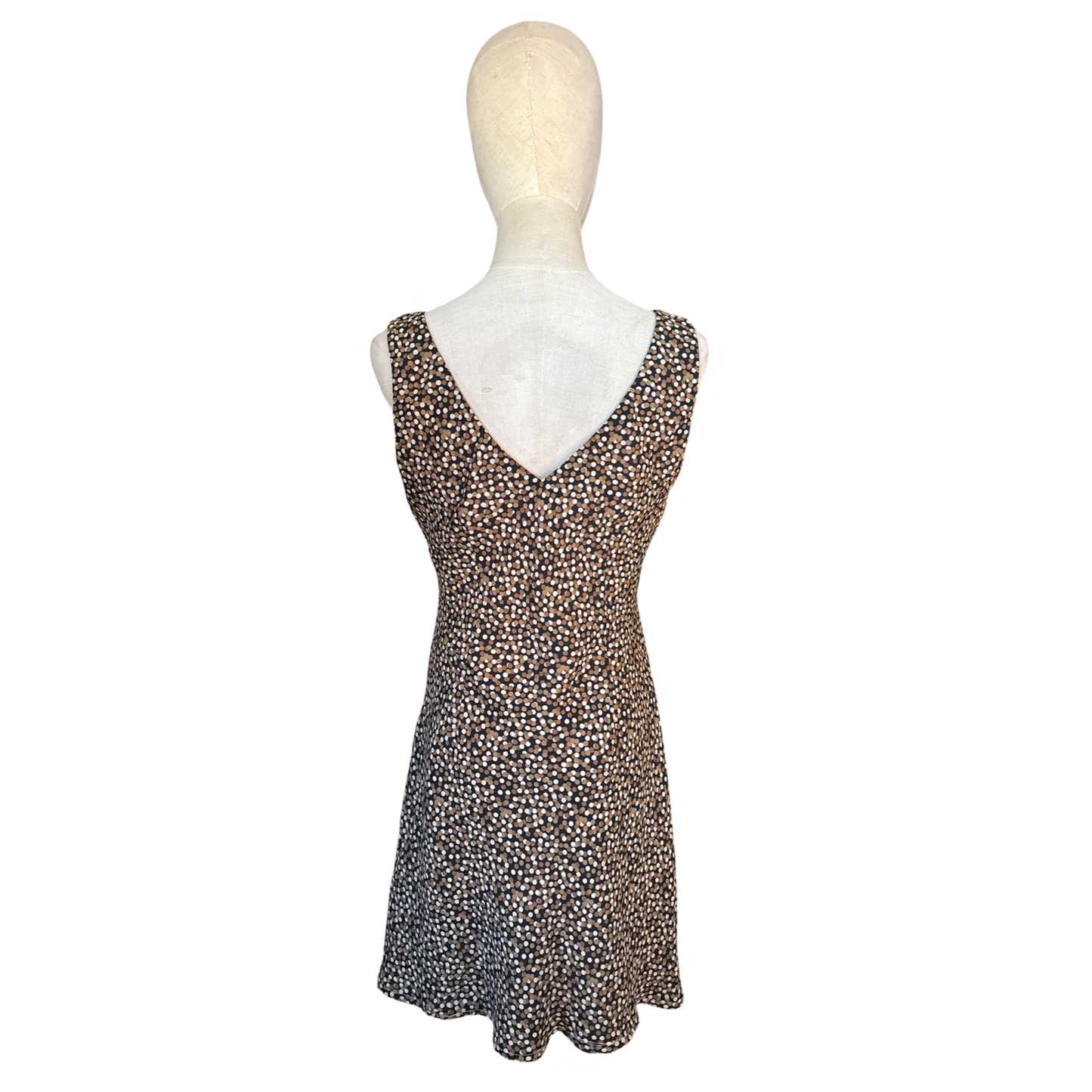 Vintage Printed Mini Dress