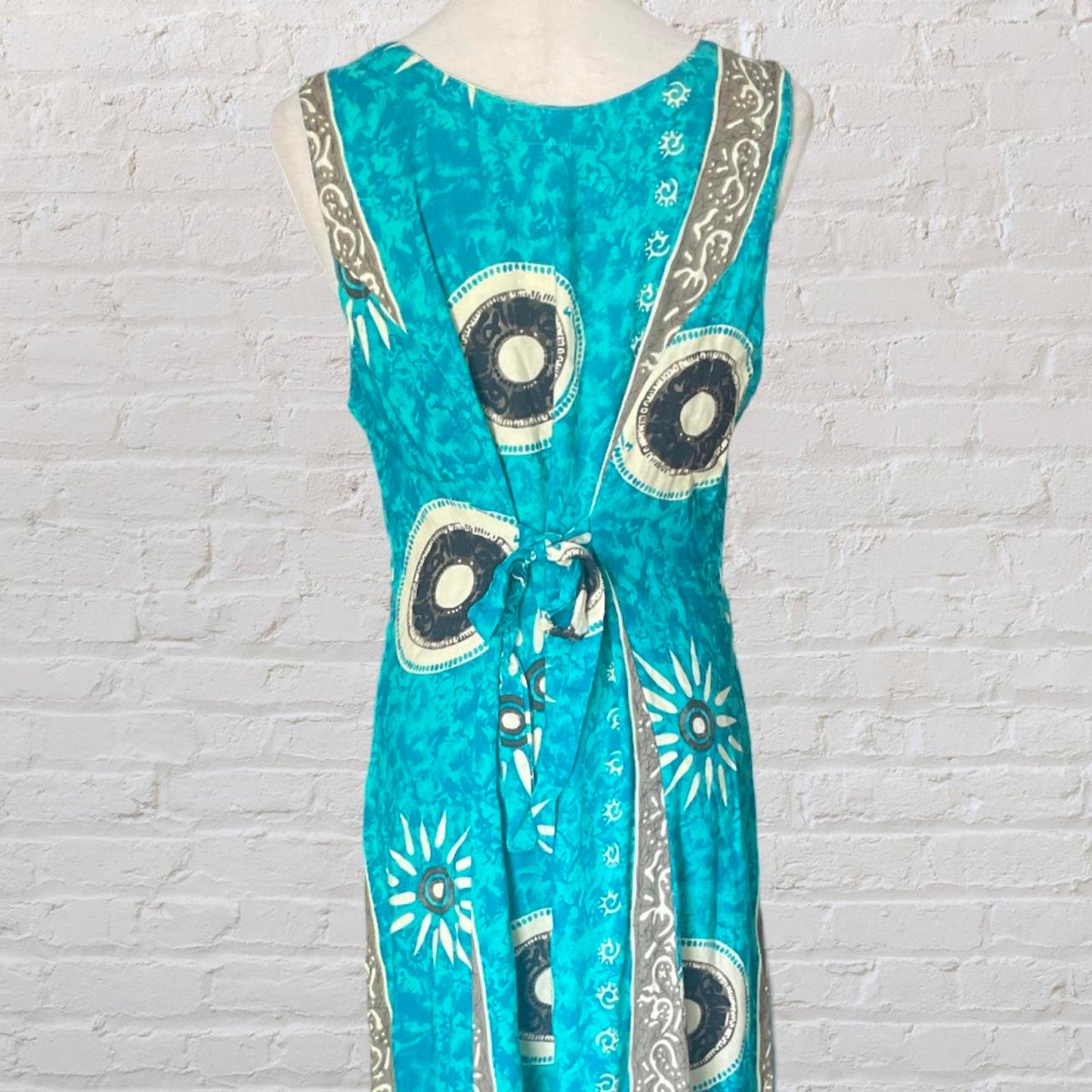 Vintage 90s Printed Maxi Dress