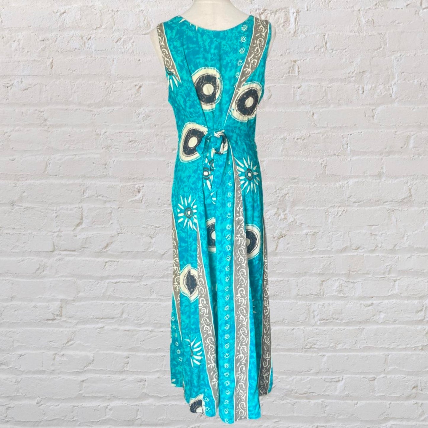 Vintage 90s Printed Maxi Dress