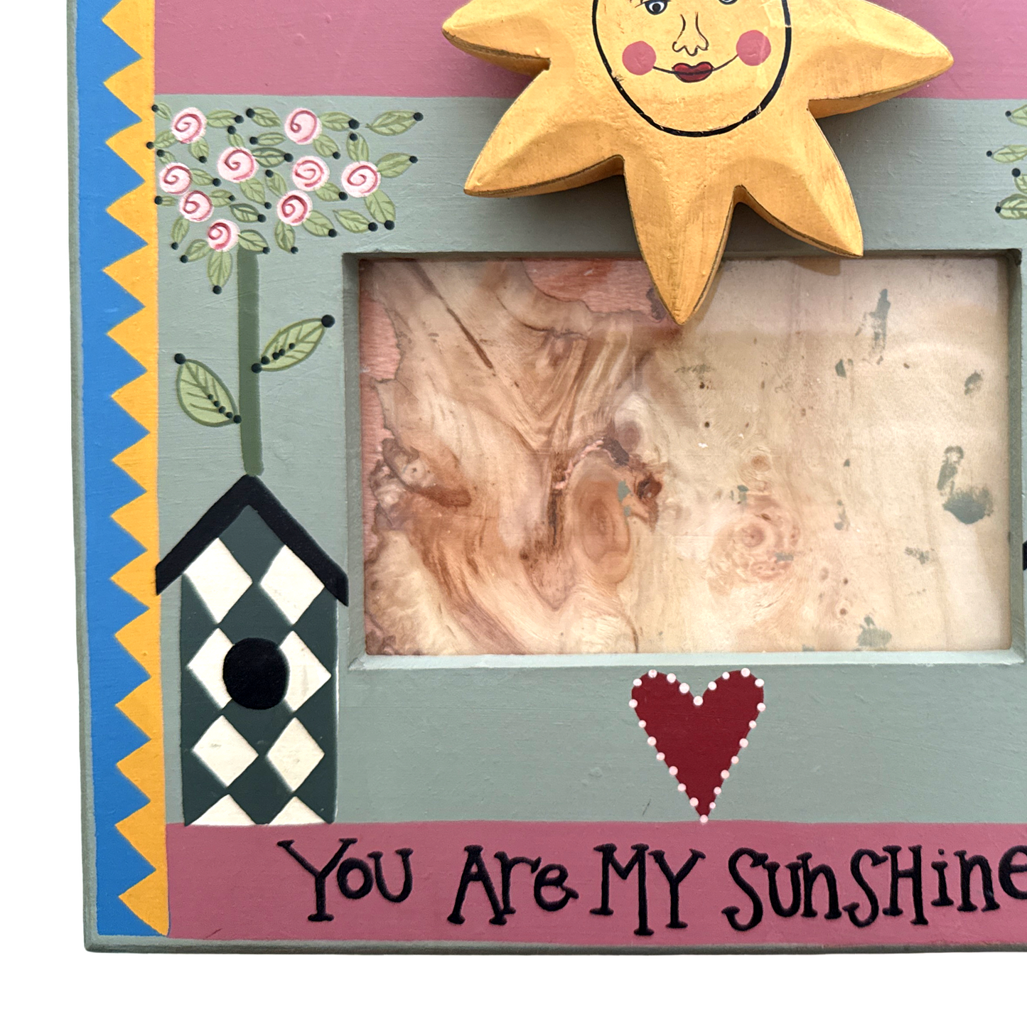 Vintage Celestial Whimsy Sun Picture Frame