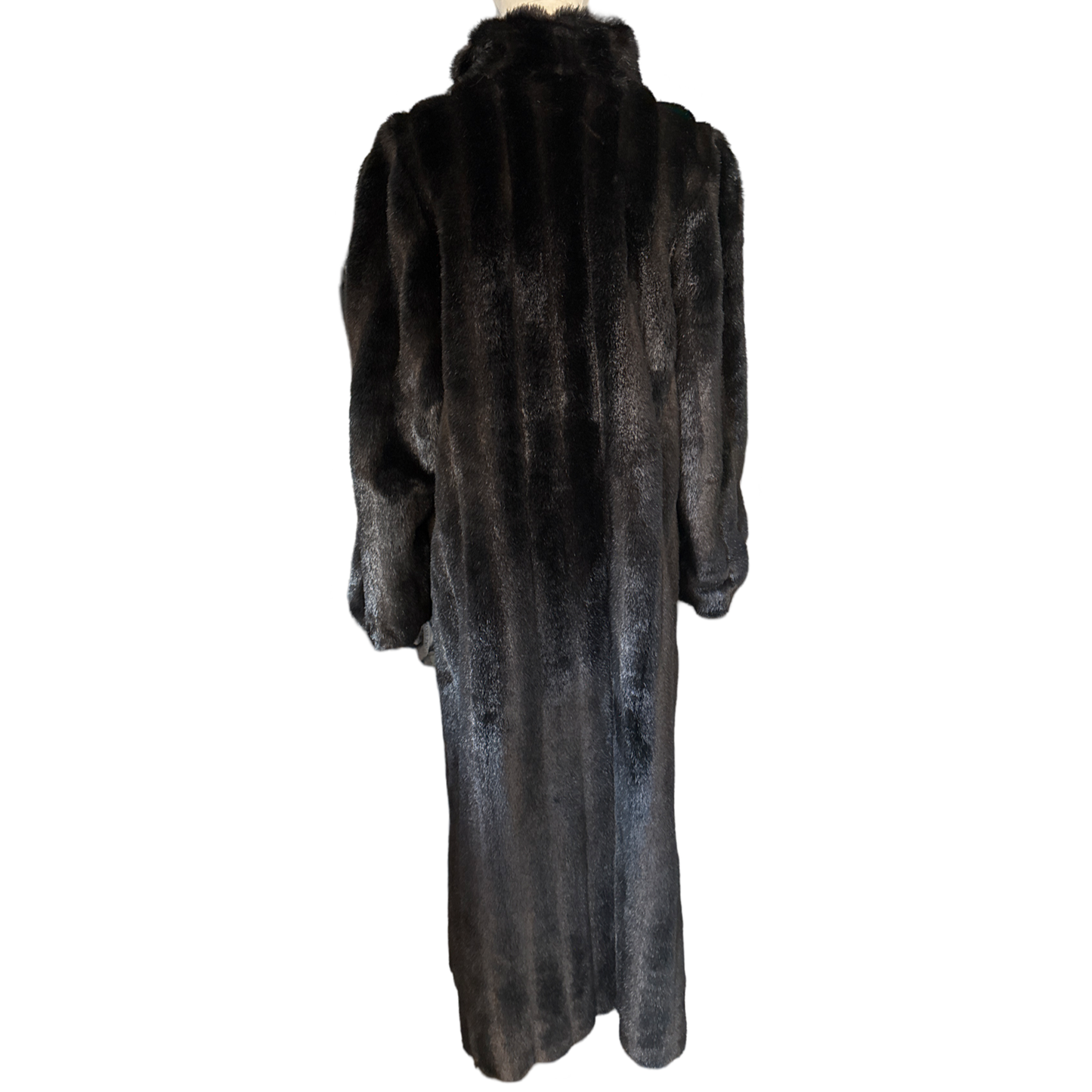 Vintage Faux Fur Maxi Coat