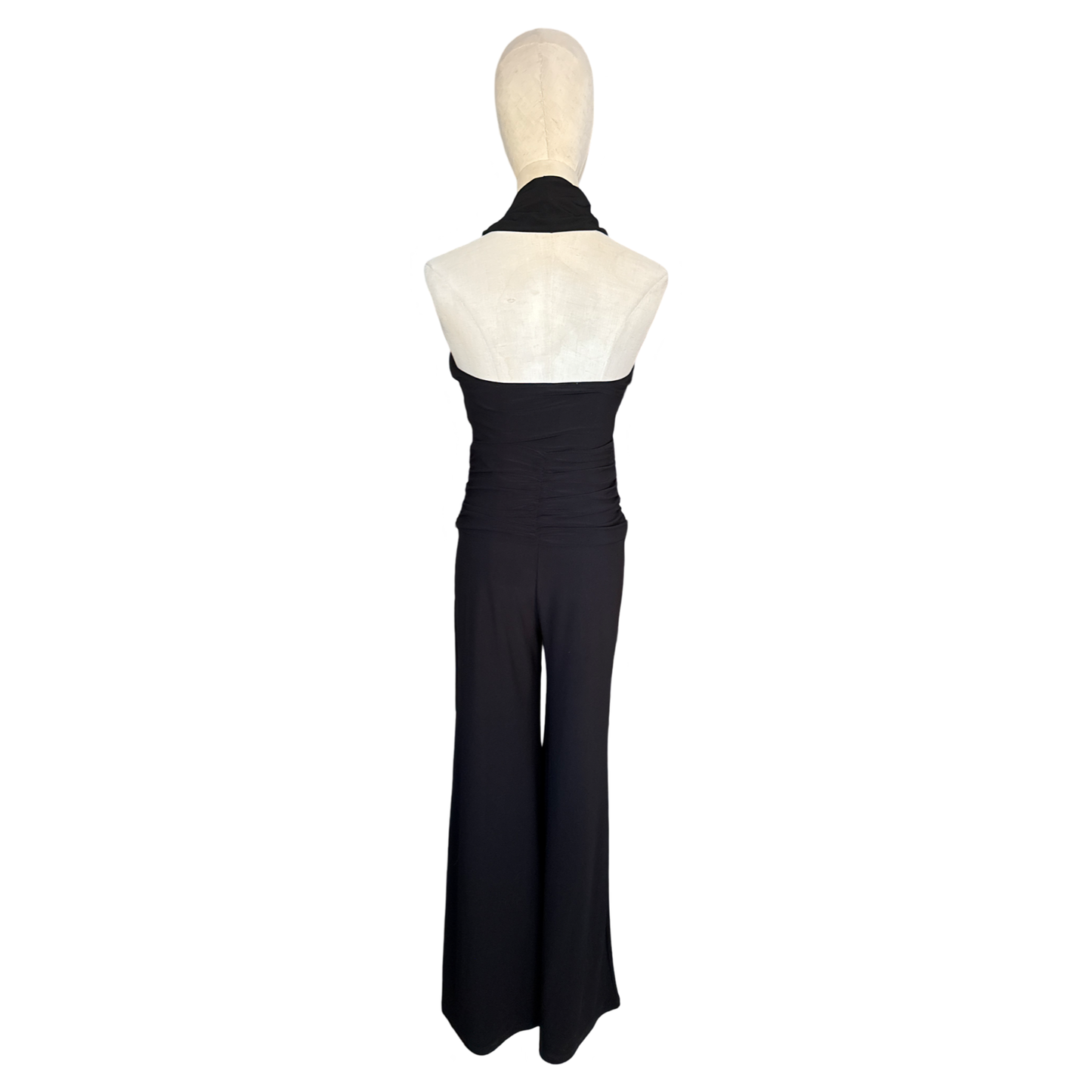 Vintage Halter Wide-leg Jumpsuit