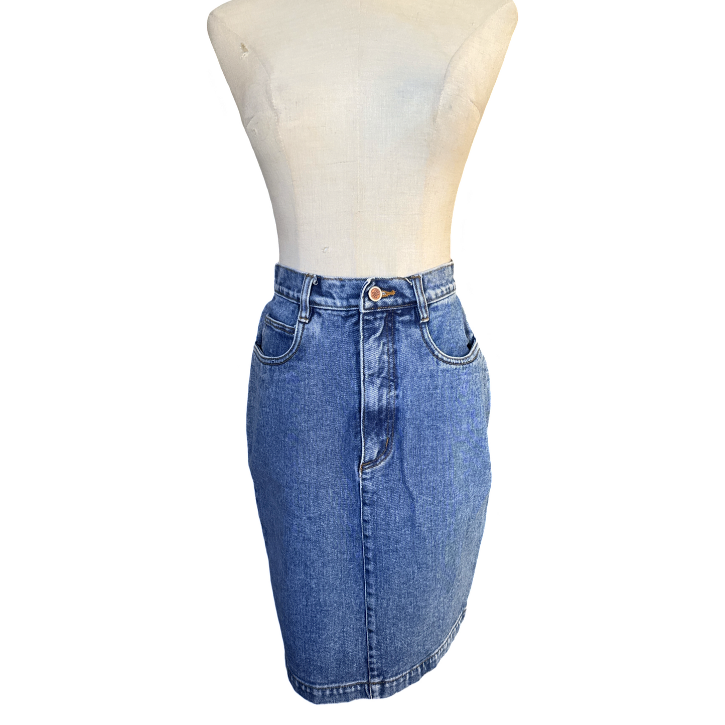 Vintage Denim Mini Skirt