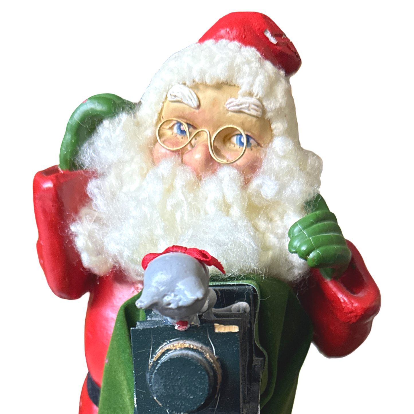 Vintage Santa Cat Tripod