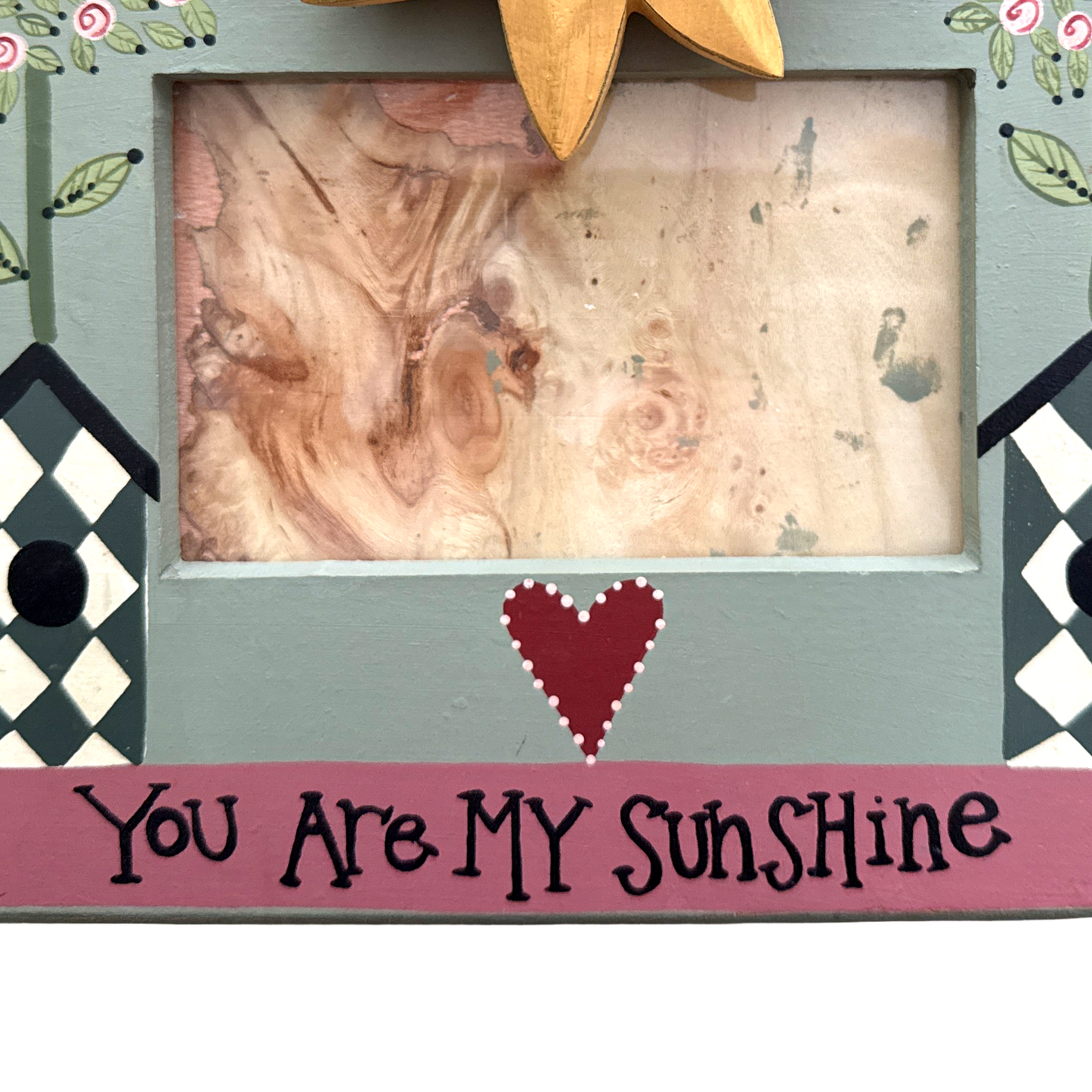 Vintage Celestial Whimsy Sun Picture Frame