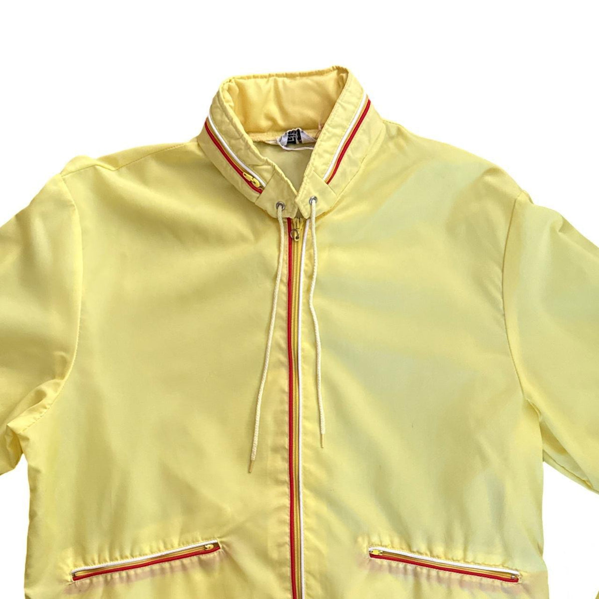 Vintage 70s Yellow Windbreaker Jacket