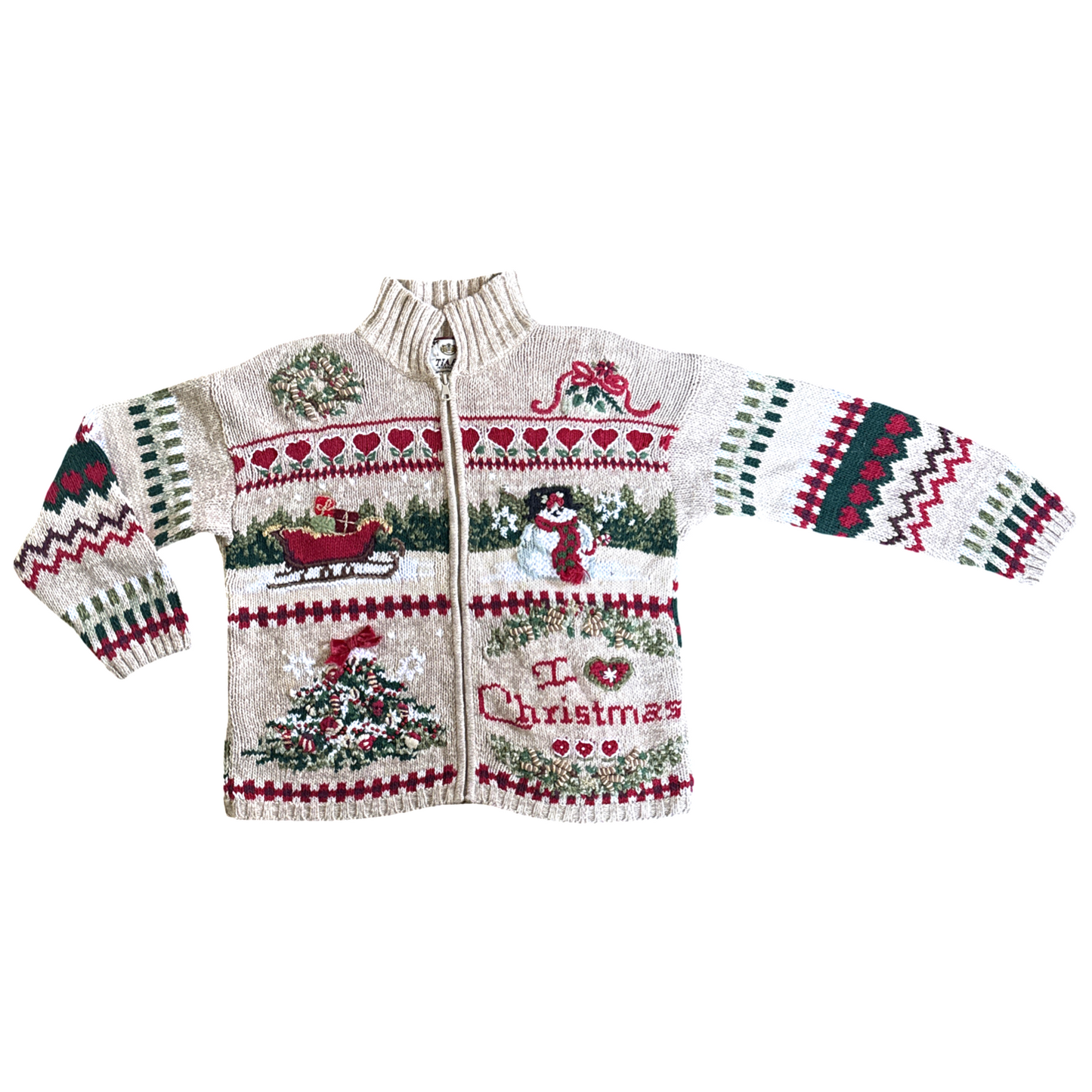 Vintage Knit Christmas Sweater