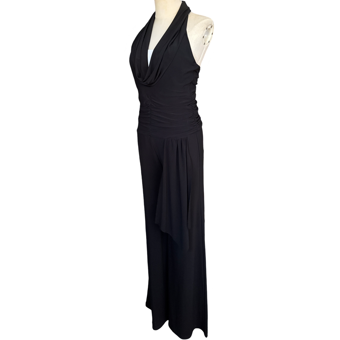 Vintage Halter Wide-leg Jumpsuit