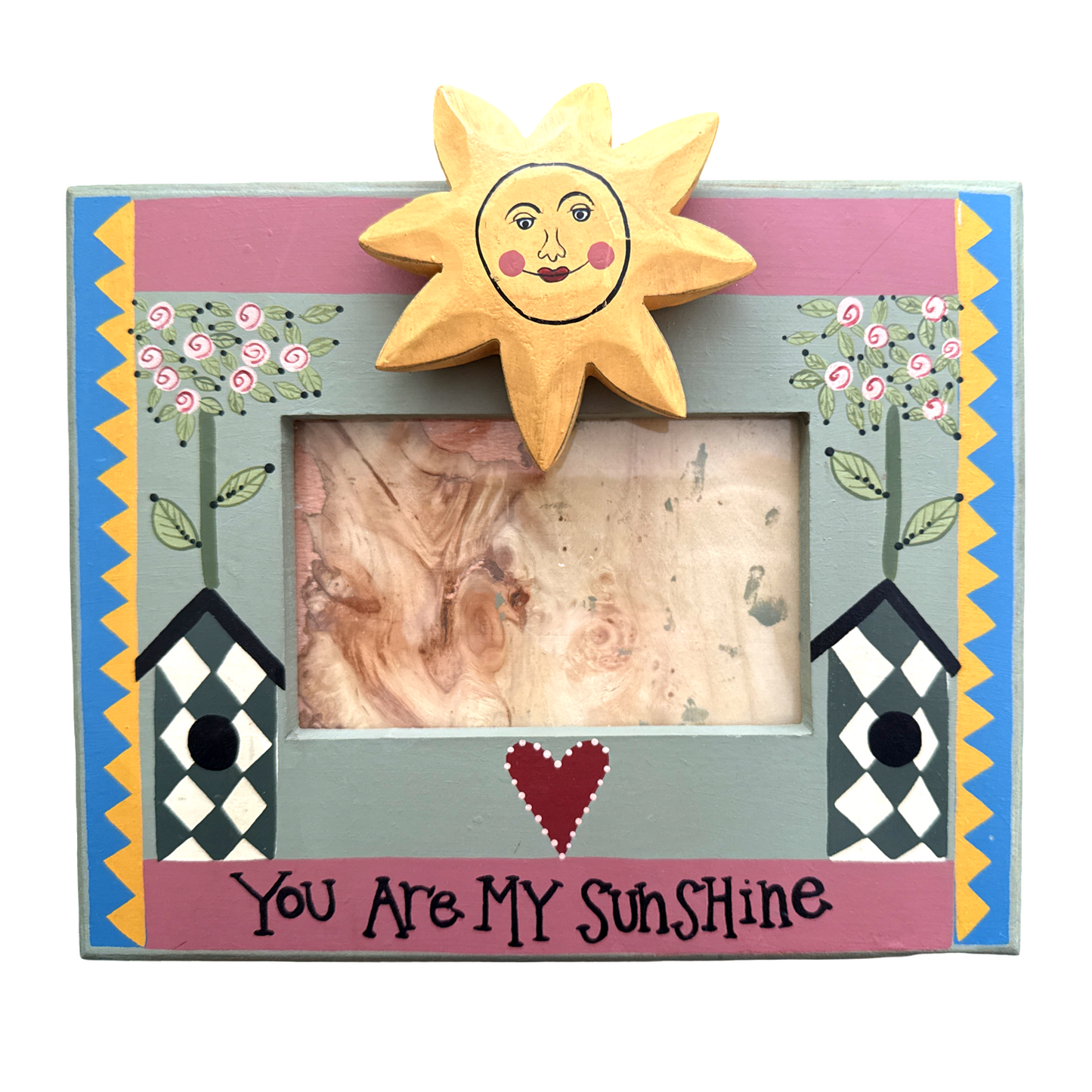 Vintage Celestial Whimsy Sun Picture Frame