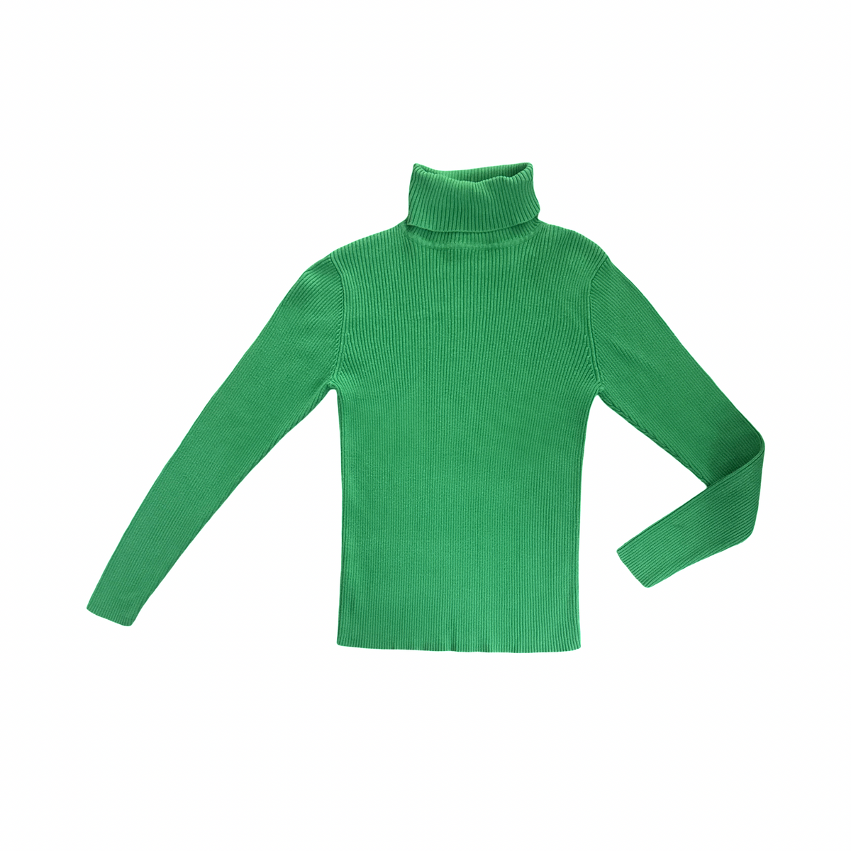 Vintage 90s Knit Long Sleeve Turtle Neck Top