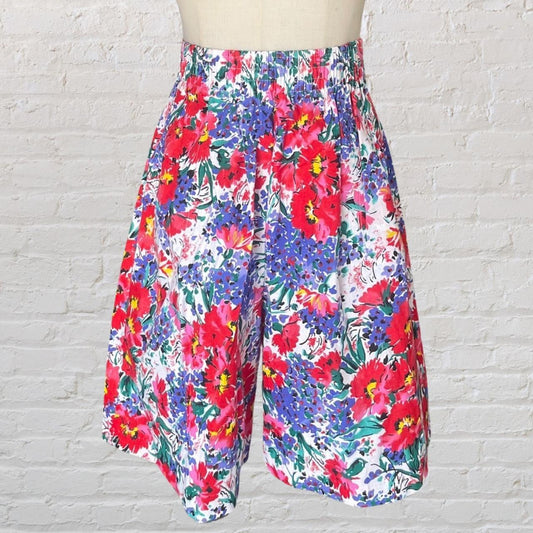 Vintage 90s Floral Printed Shorts