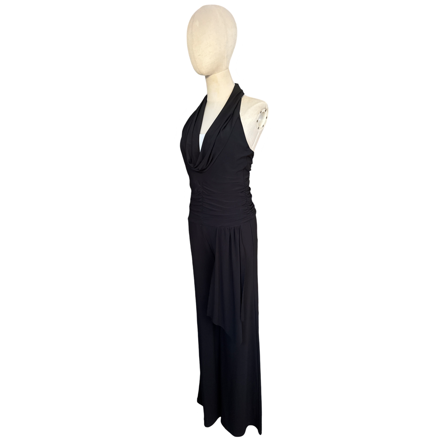 Vintage Halter Wide-leg Jumpsuit