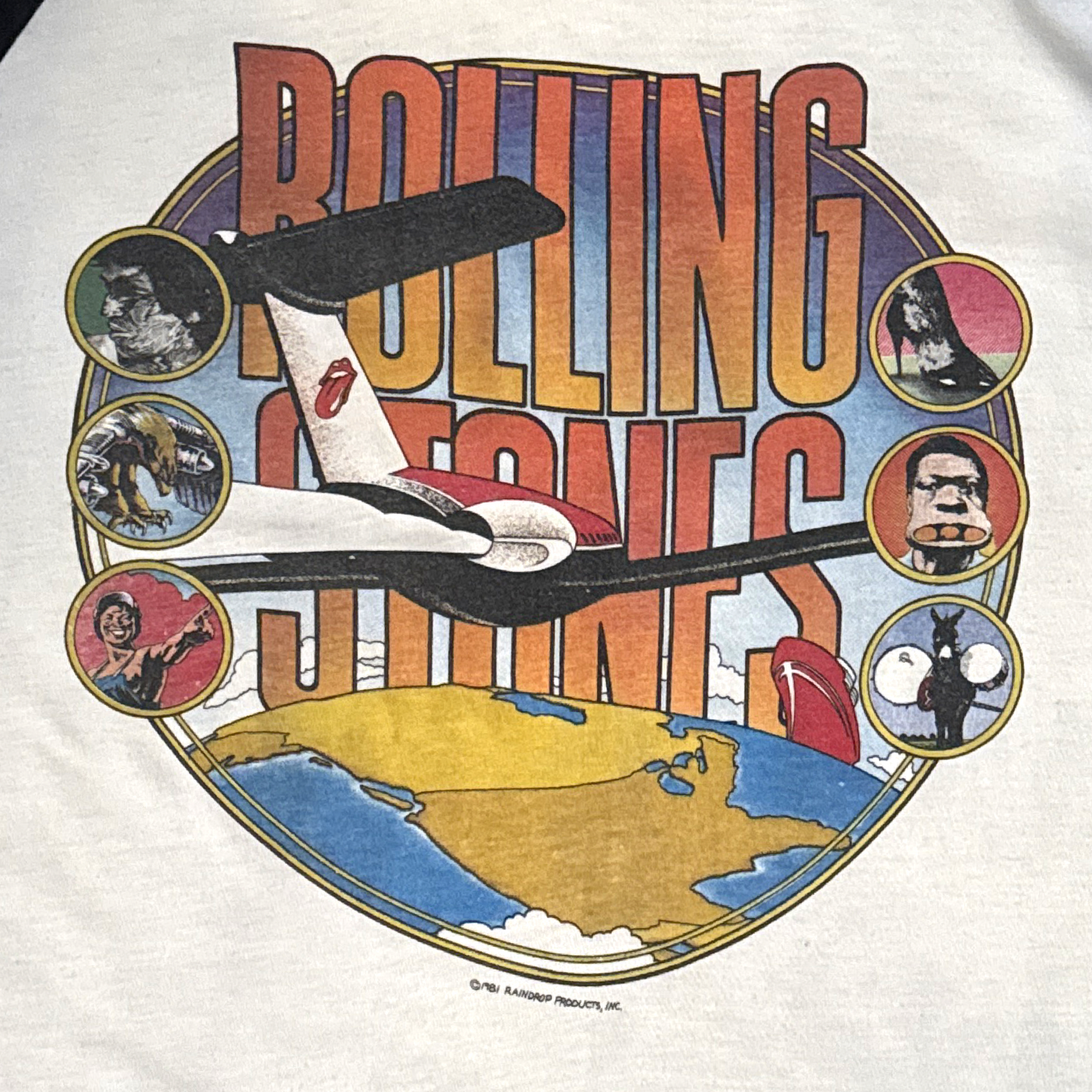Vintage 1981 Rolling Stones Tour Tee