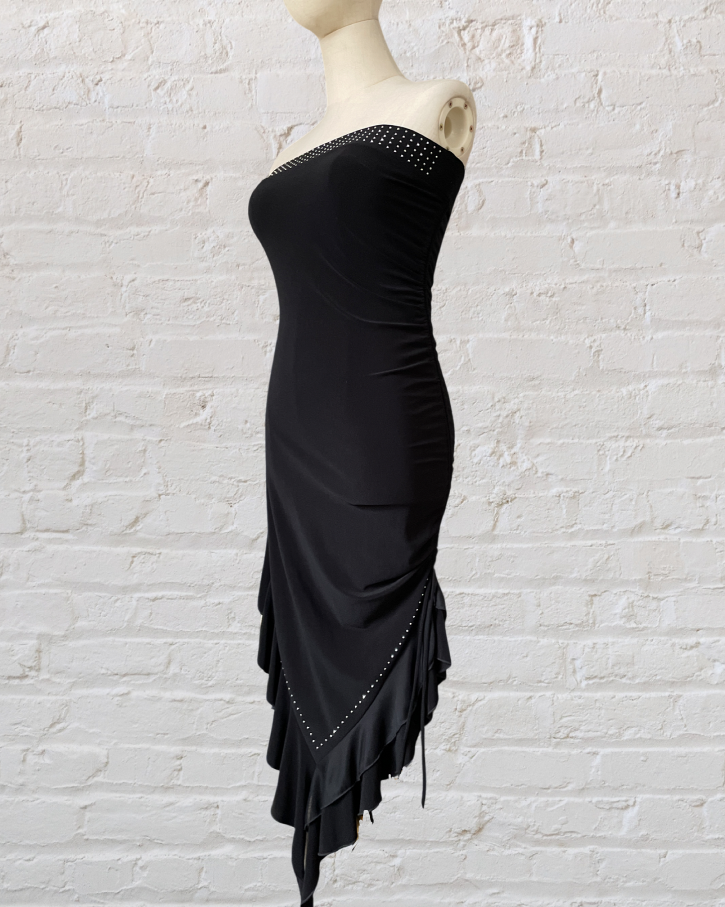 Asymetrical Strapless Dress