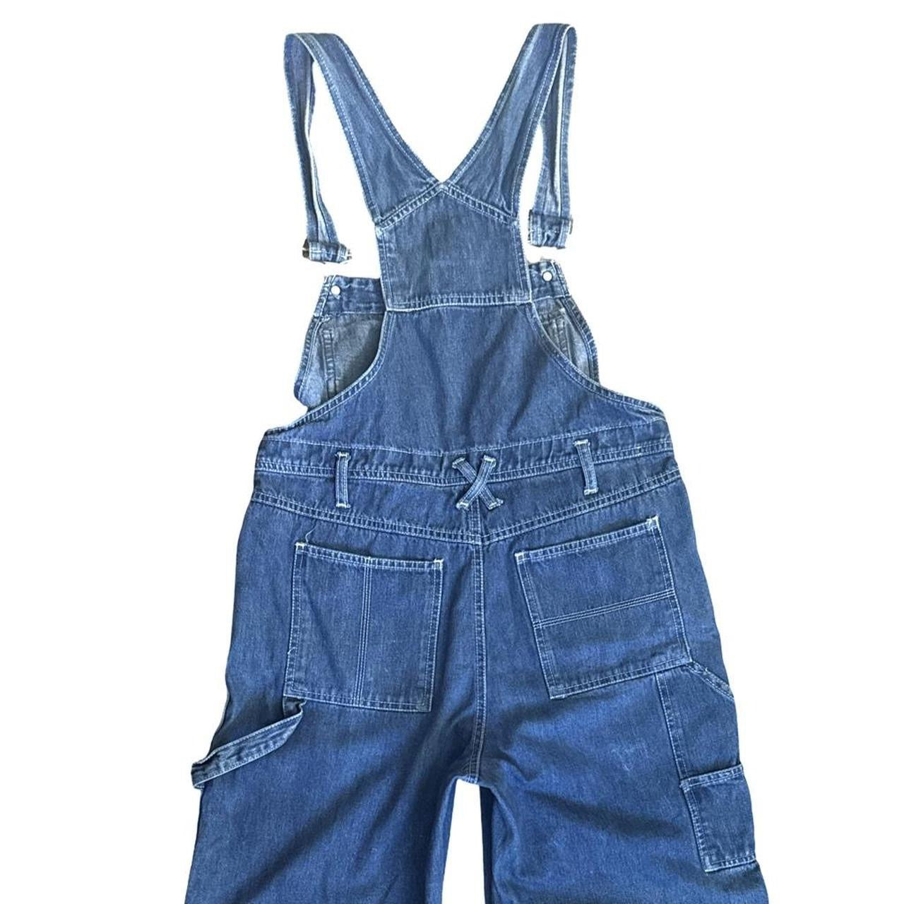 Vintage Embellished Denim Overalls