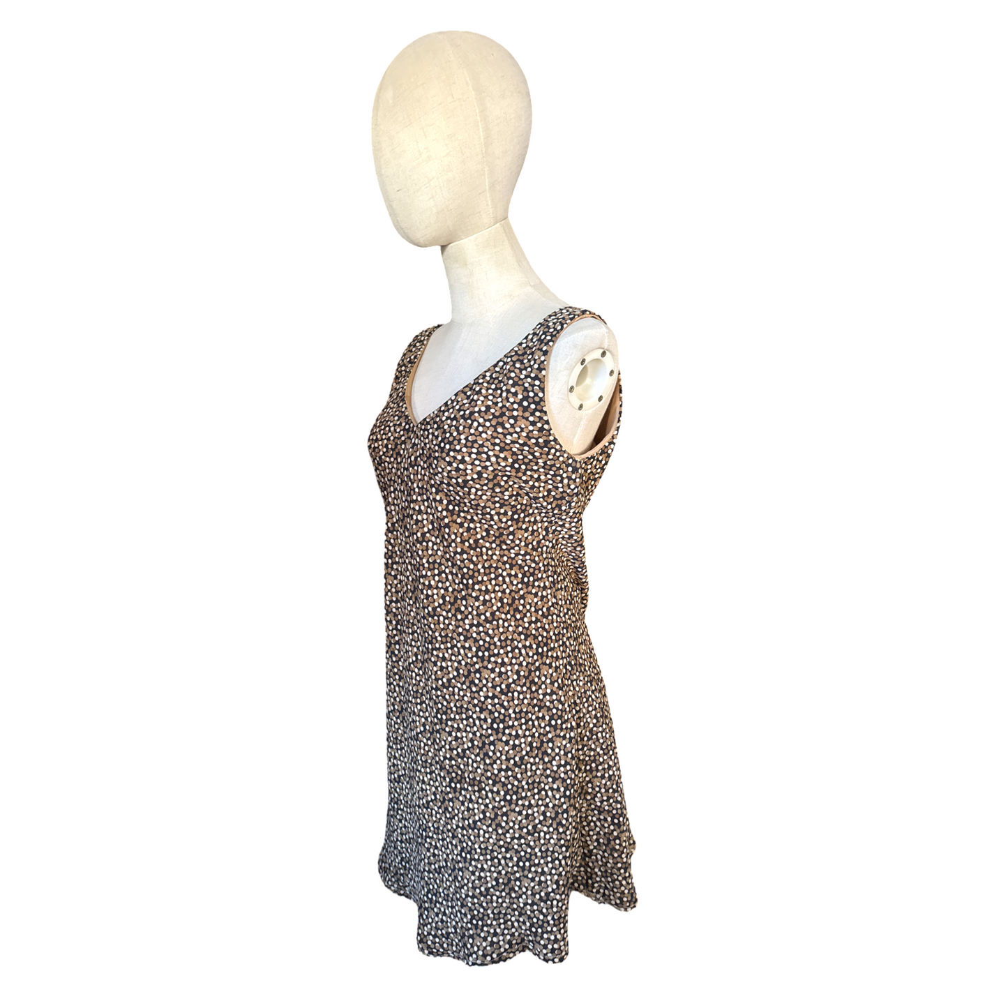 Vintage Printed Mini Dress