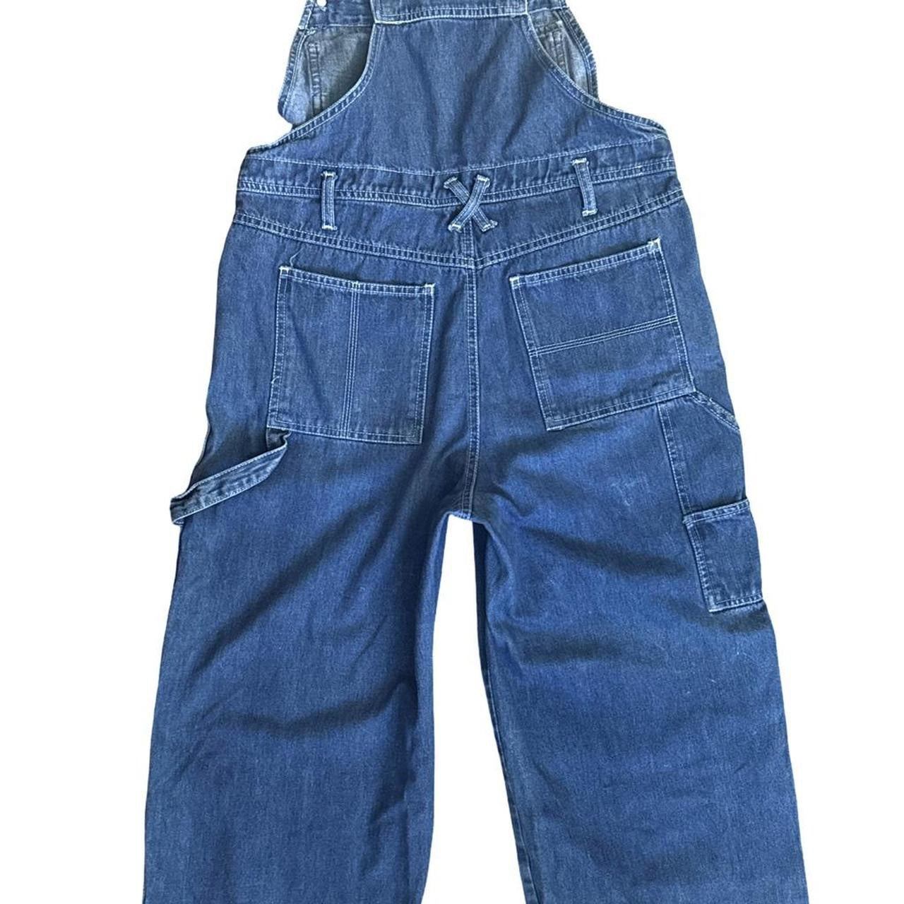 Vintage Embellished Denim Overalls
