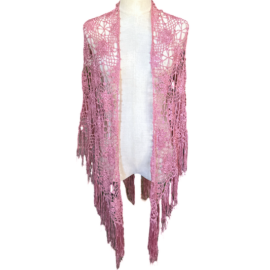 Vintage Floral Lace Kimono