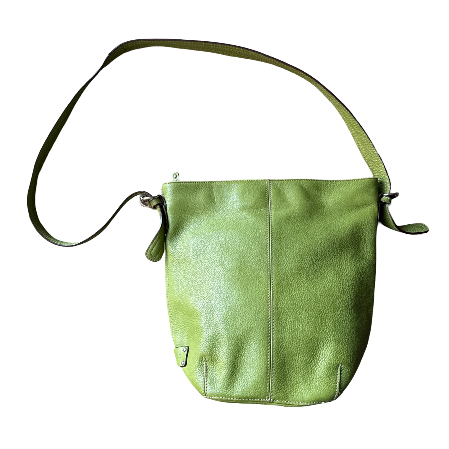 Vintage Green Leather Purse