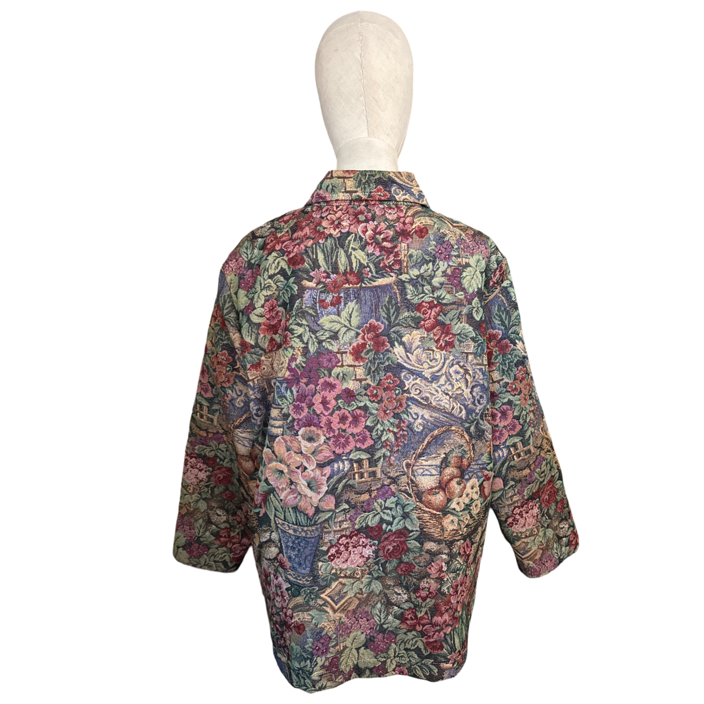 Vintage Tapestry Button Up Jacket