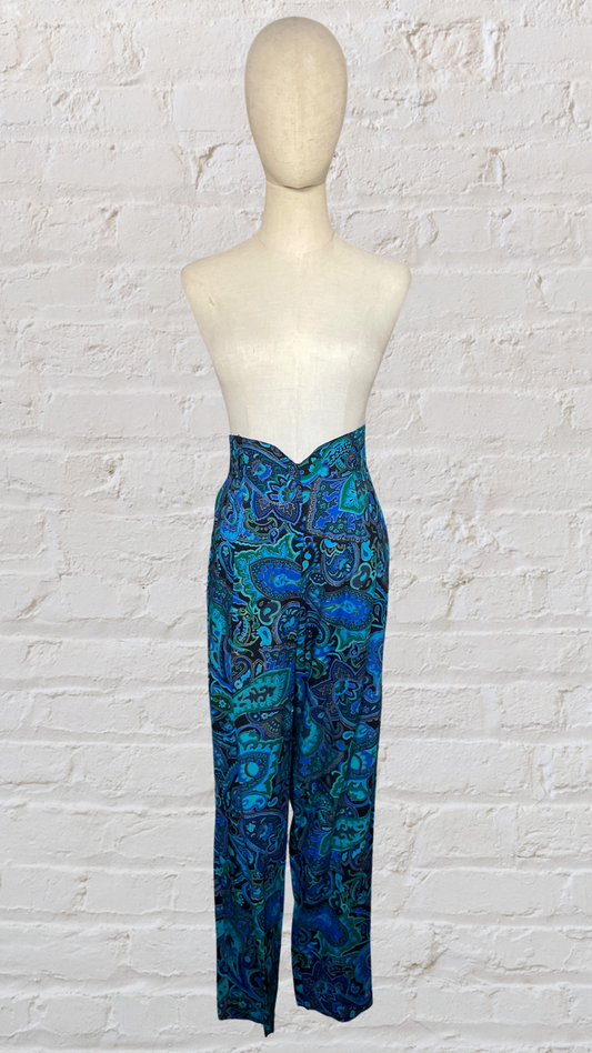 Paisley Printed Pants