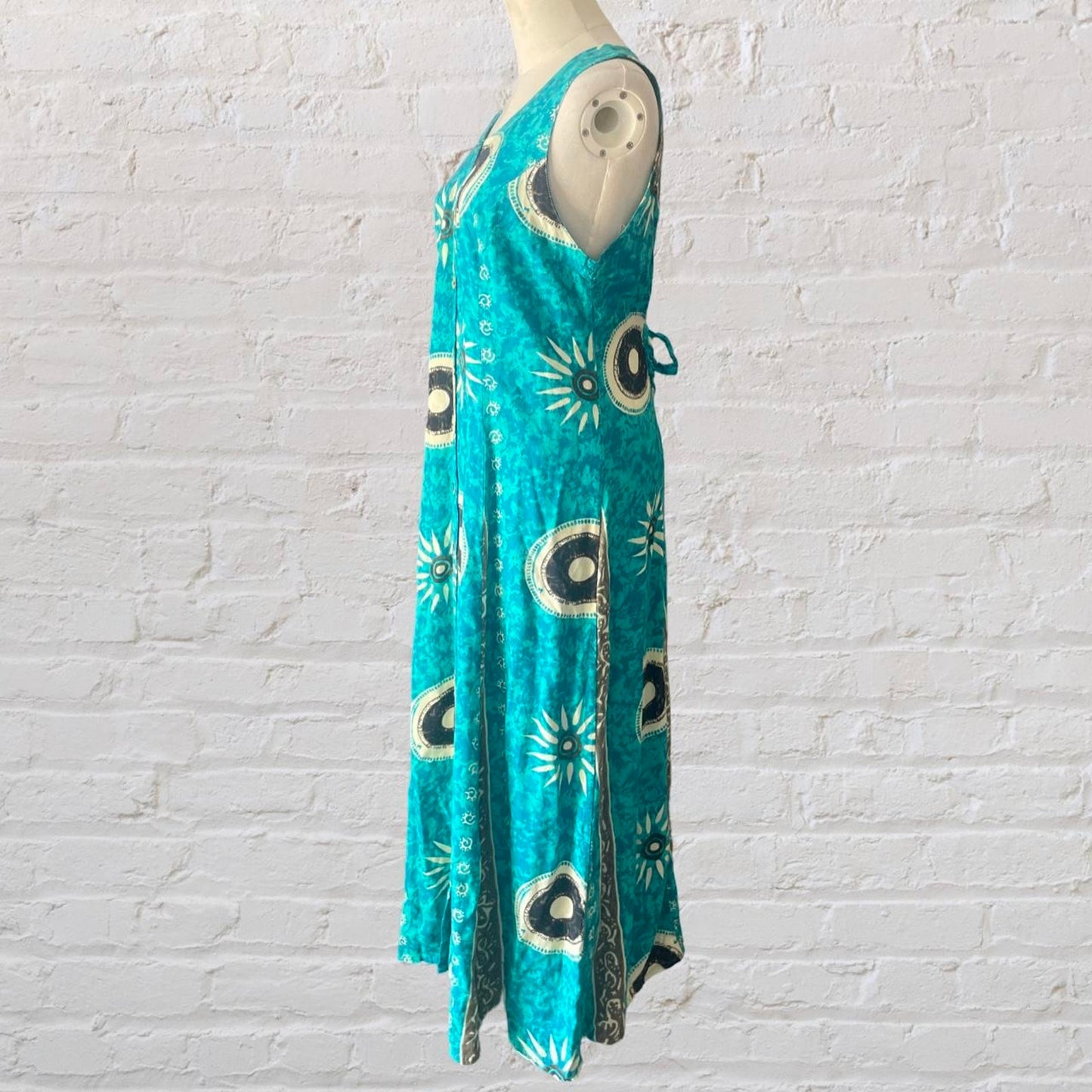 Vintage 90s Printed Maxi Dress