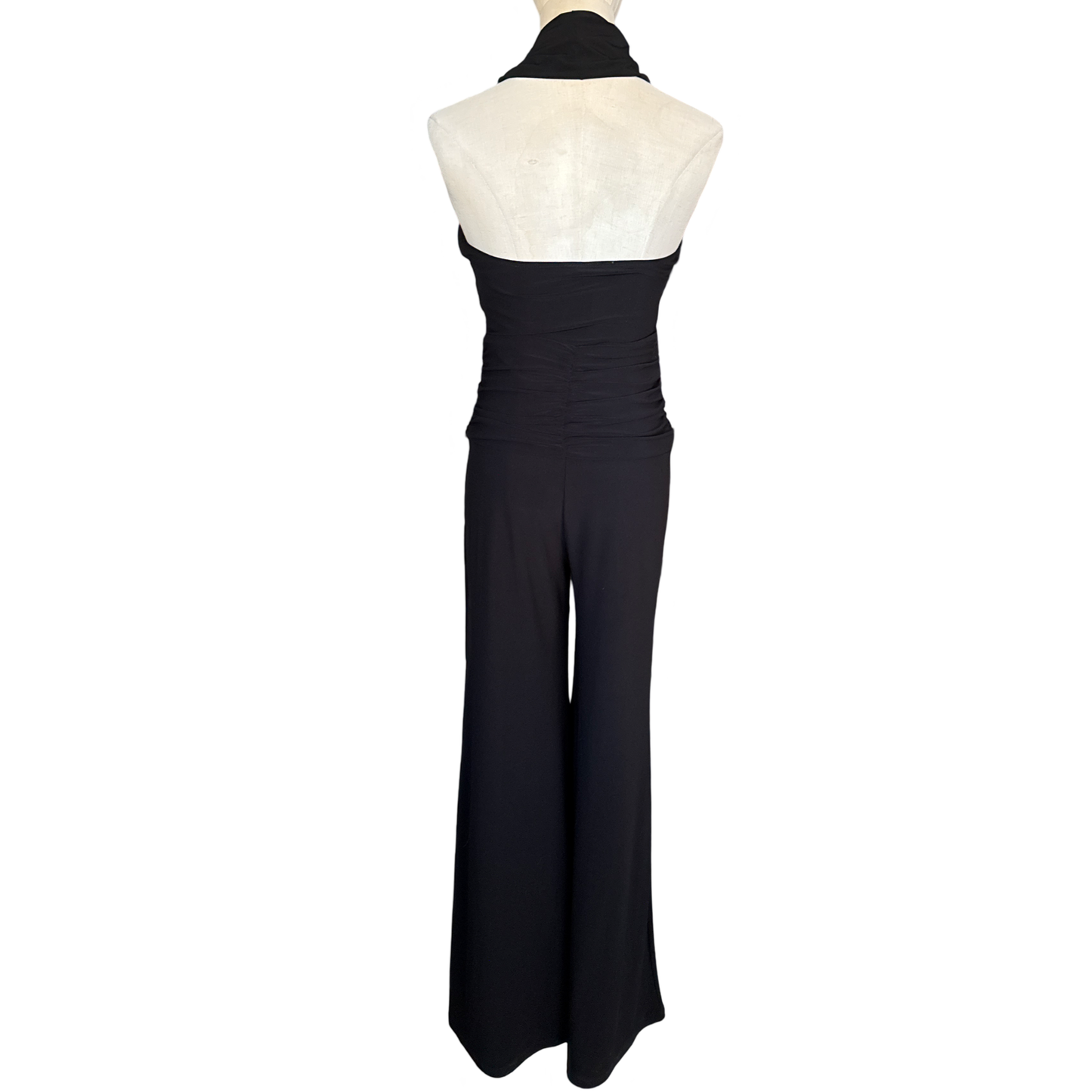 Vintage Halter Wide-leg Jumpsuit