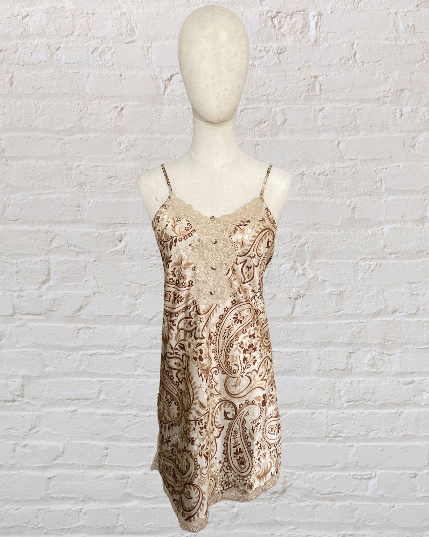 Paisley Mini Slip Dress