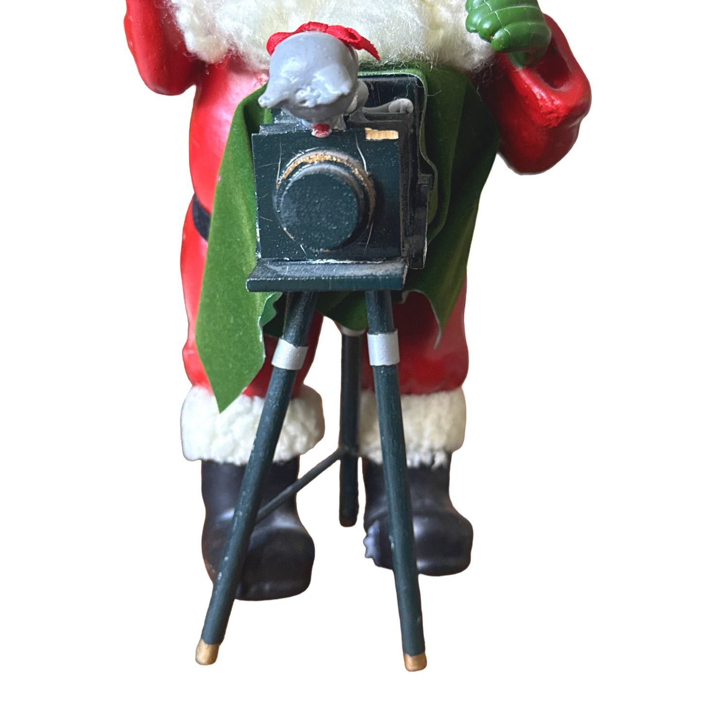 Vintage Santa Cat Tripod
