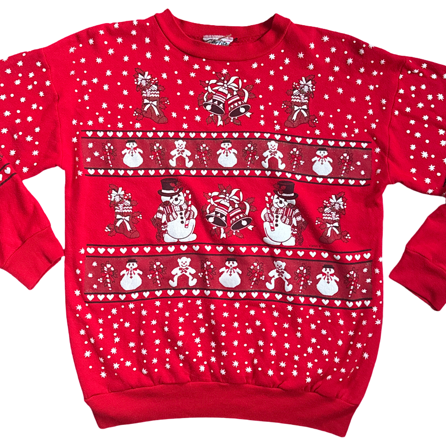 Vintage Christmas Snowman Sweatshirt