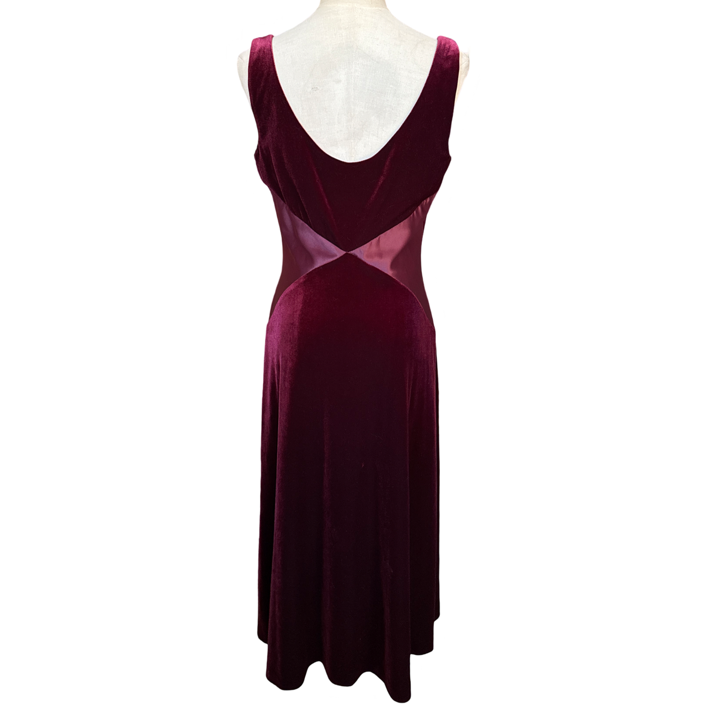 Vintage Velvet Midi Dress