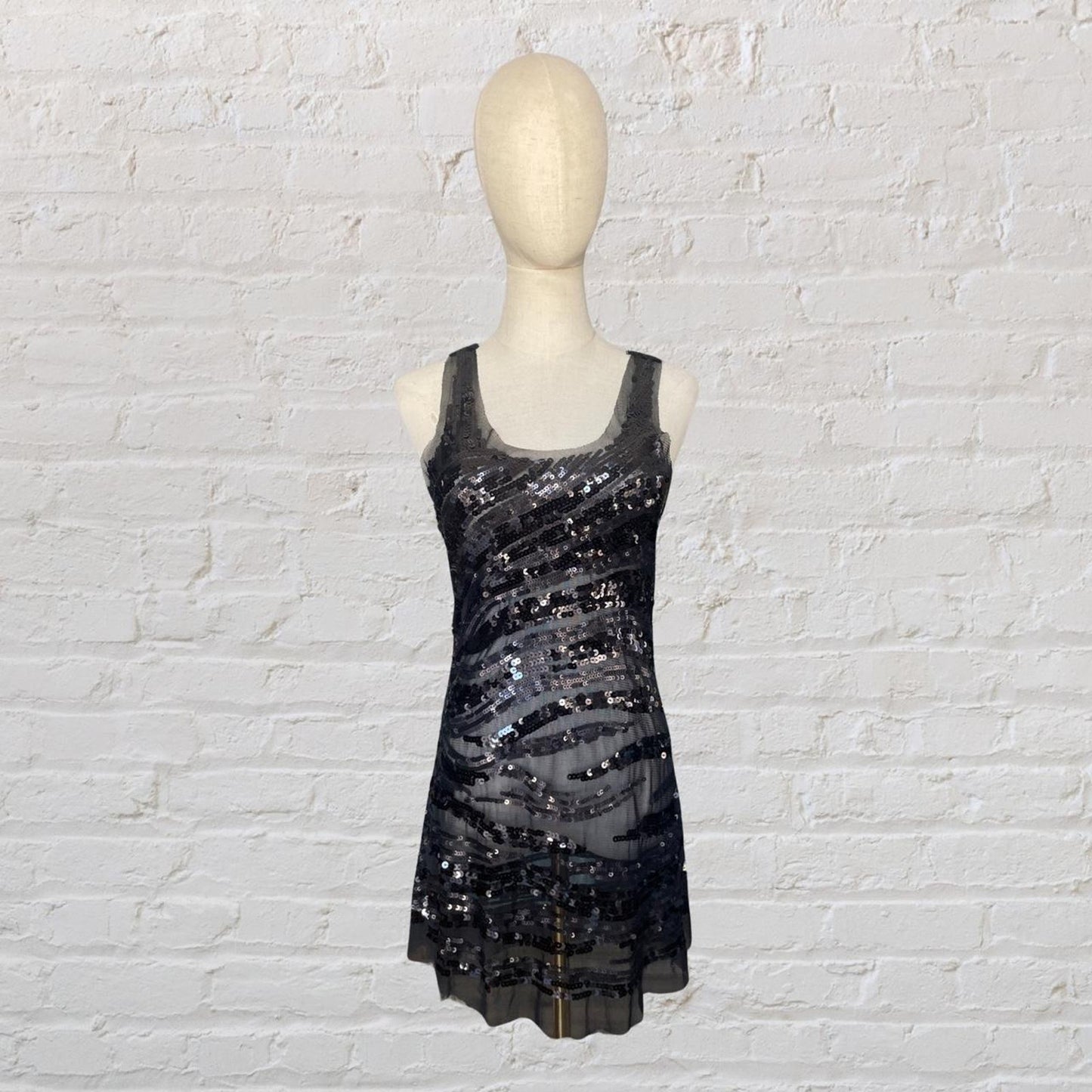 Vintage Dead Stock 90s Sequin Mini Dress