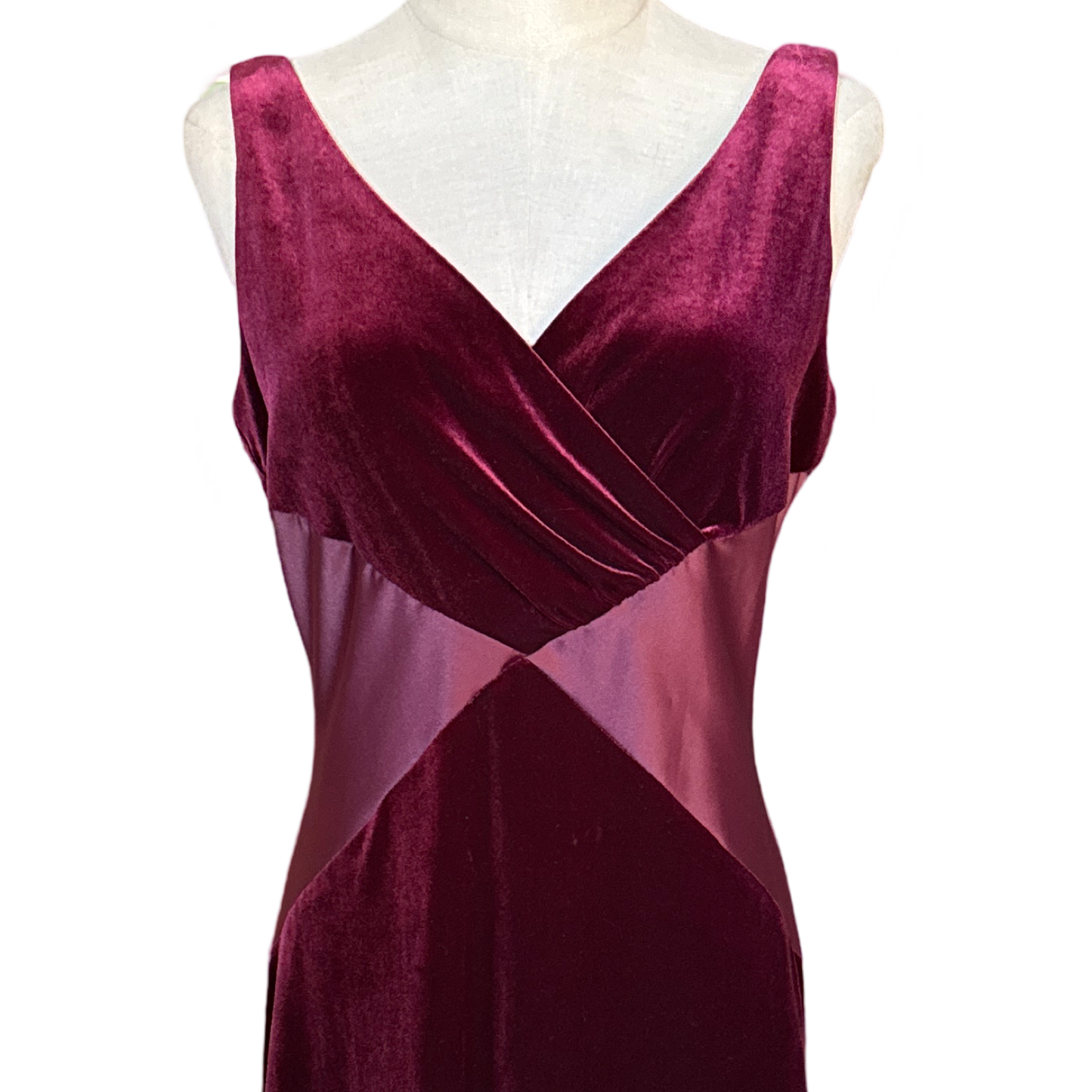 Vintage Velvet Midi Dress