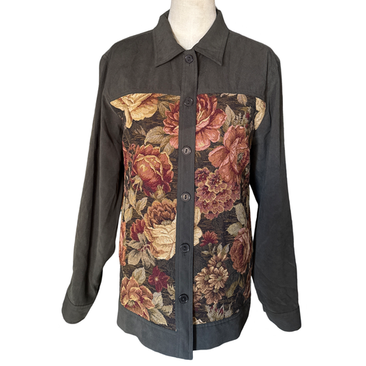 Vintage Floral Tapestry Jacket