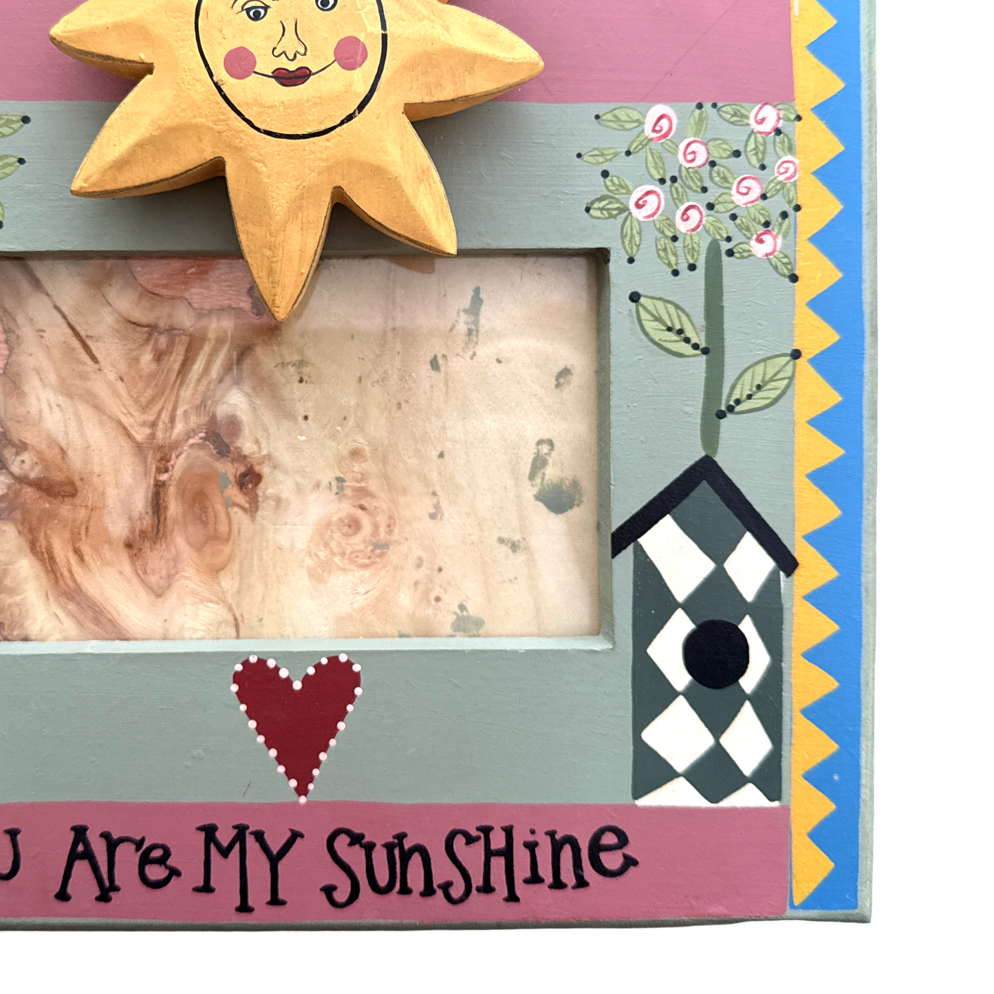Vintage Celestial Whimsy Sun Picture Frame