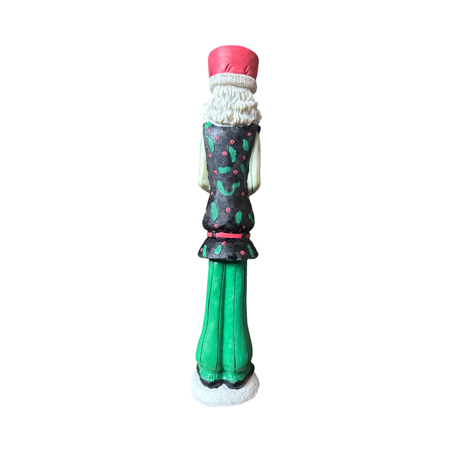 Vintage Christmas Santa Candle Holder