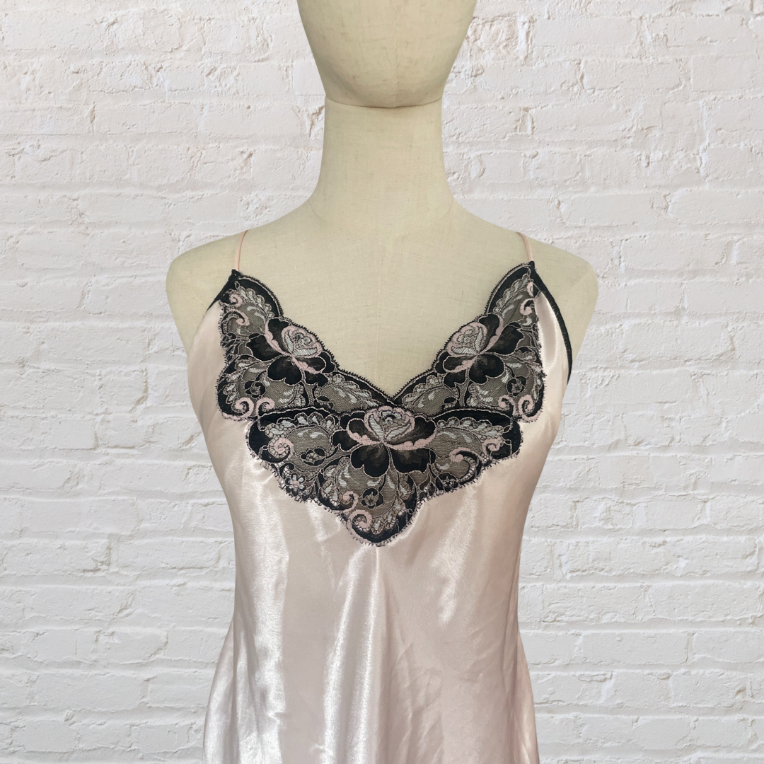 Vintage 90s Lace Slip Dress