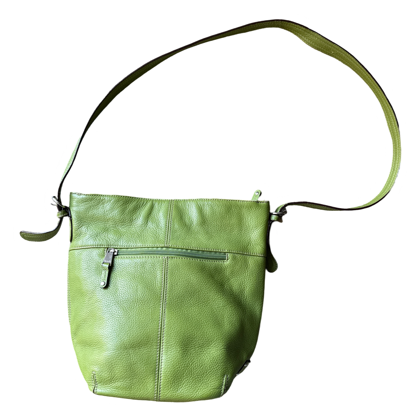 Vintage Green Leather Purse